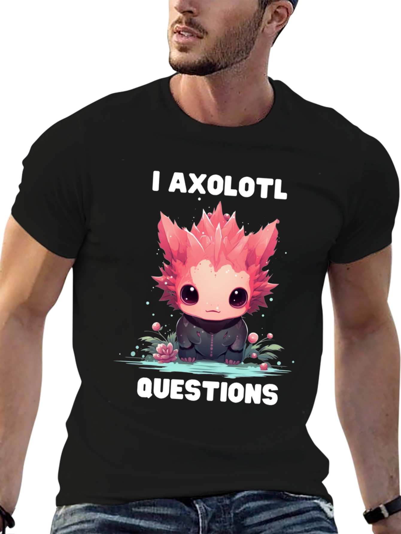I Axolotl Questions Graphic T-Shirt