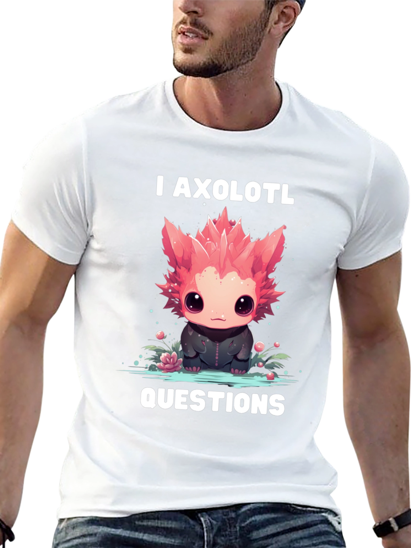 I Axolotl Questions Graphic T-Shirt