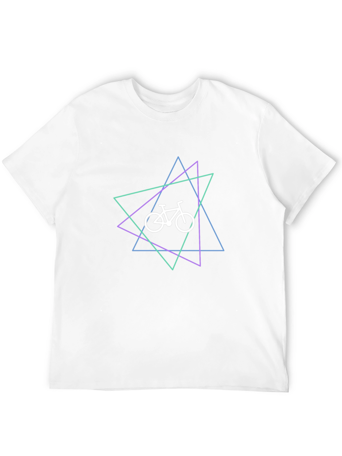 Geometric Bike Graphic T-Shirt