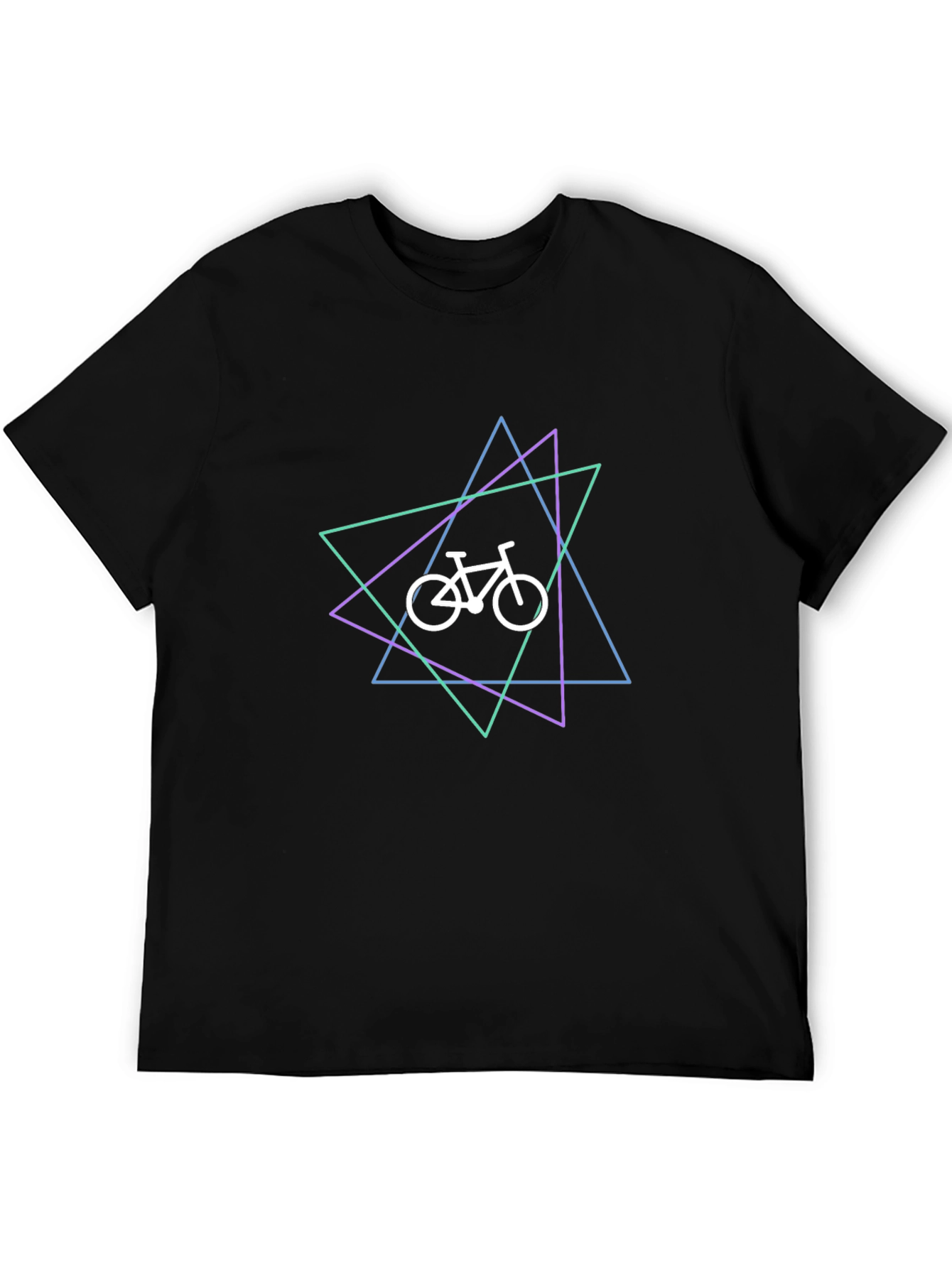 Geometric Bike Graphic T-Shirt