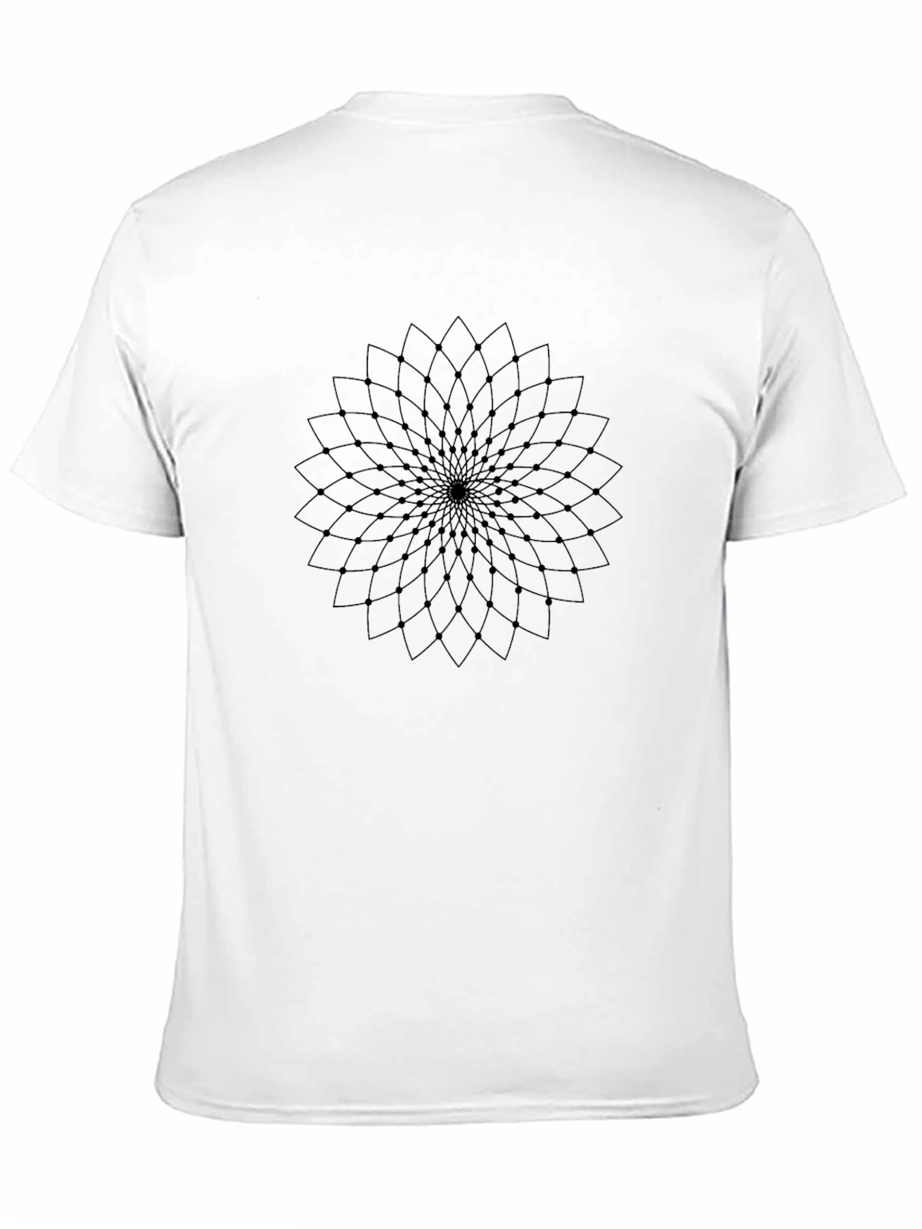 Geometric Mandala T-Shirt - Modern Minimalist Design
