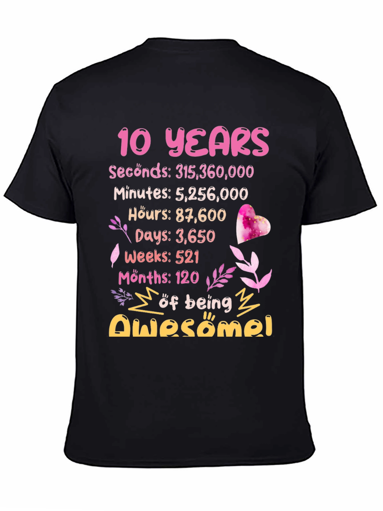 10th Birthday Awesome T-Shirt
