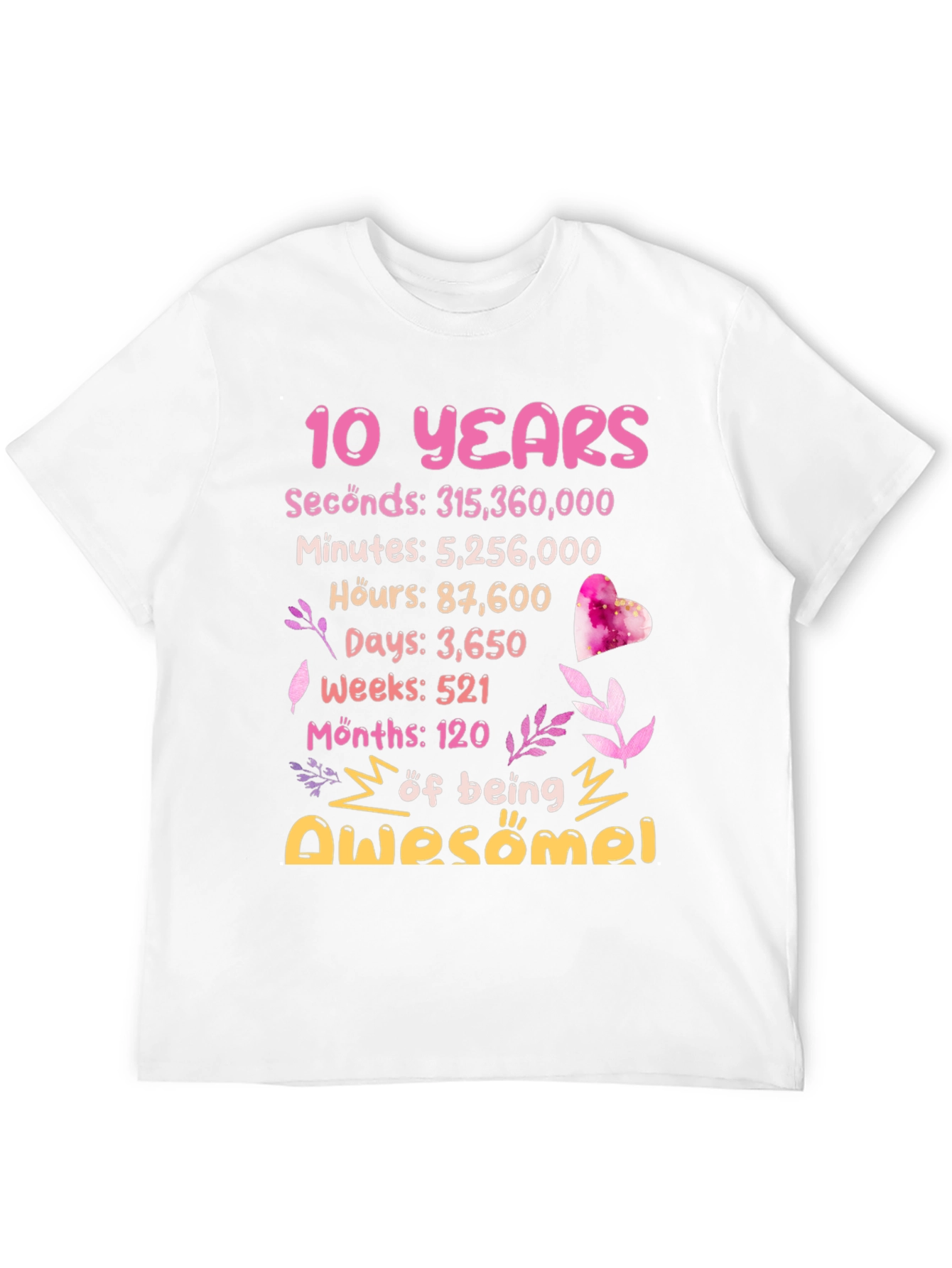 10th Birthday Awesome T-Shirt