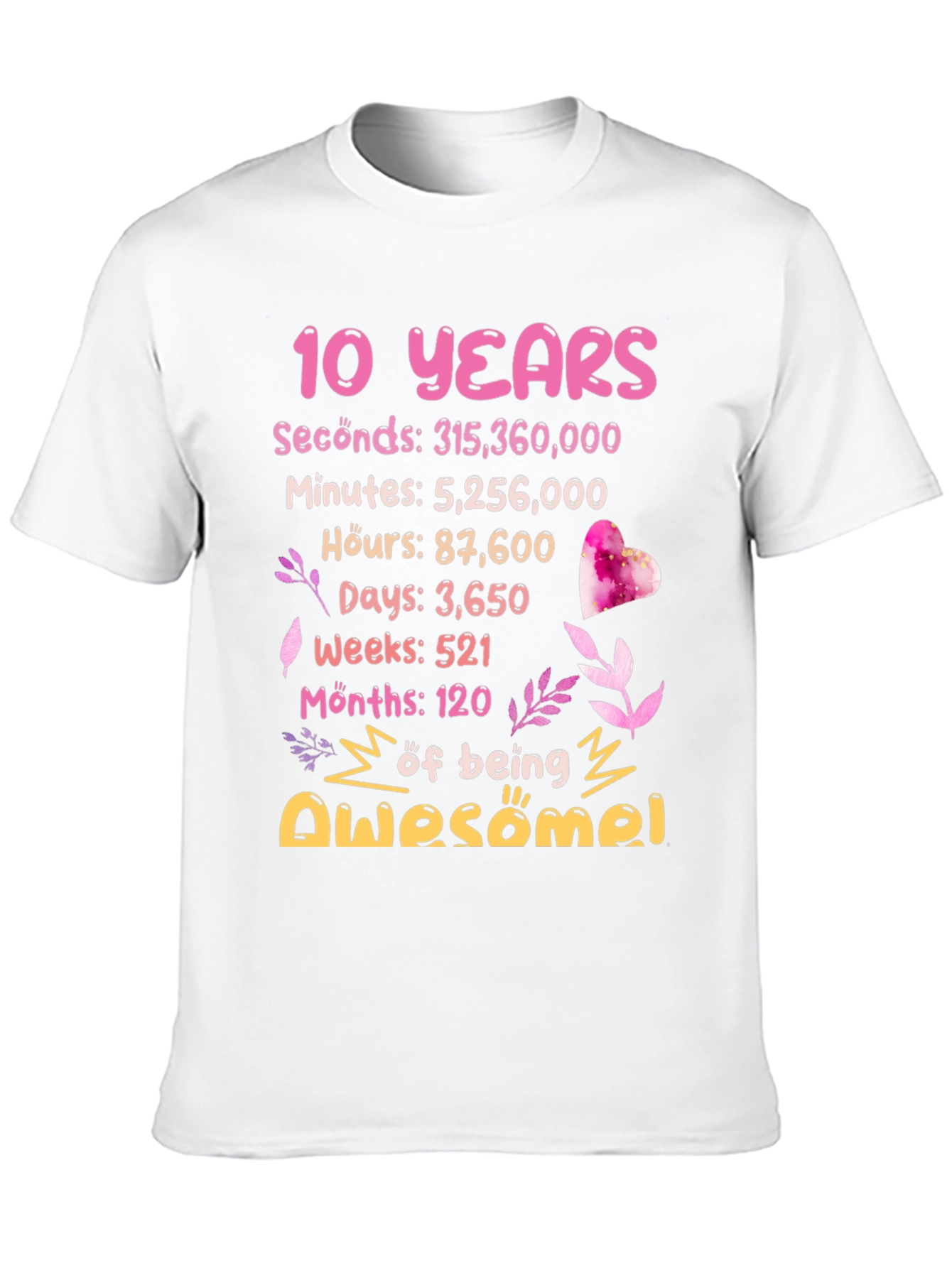 10th Birthday Awesome T-Shirt