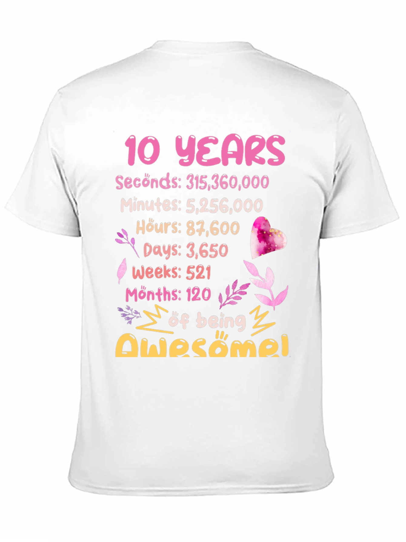10th Birthday Awesome T-Shirt