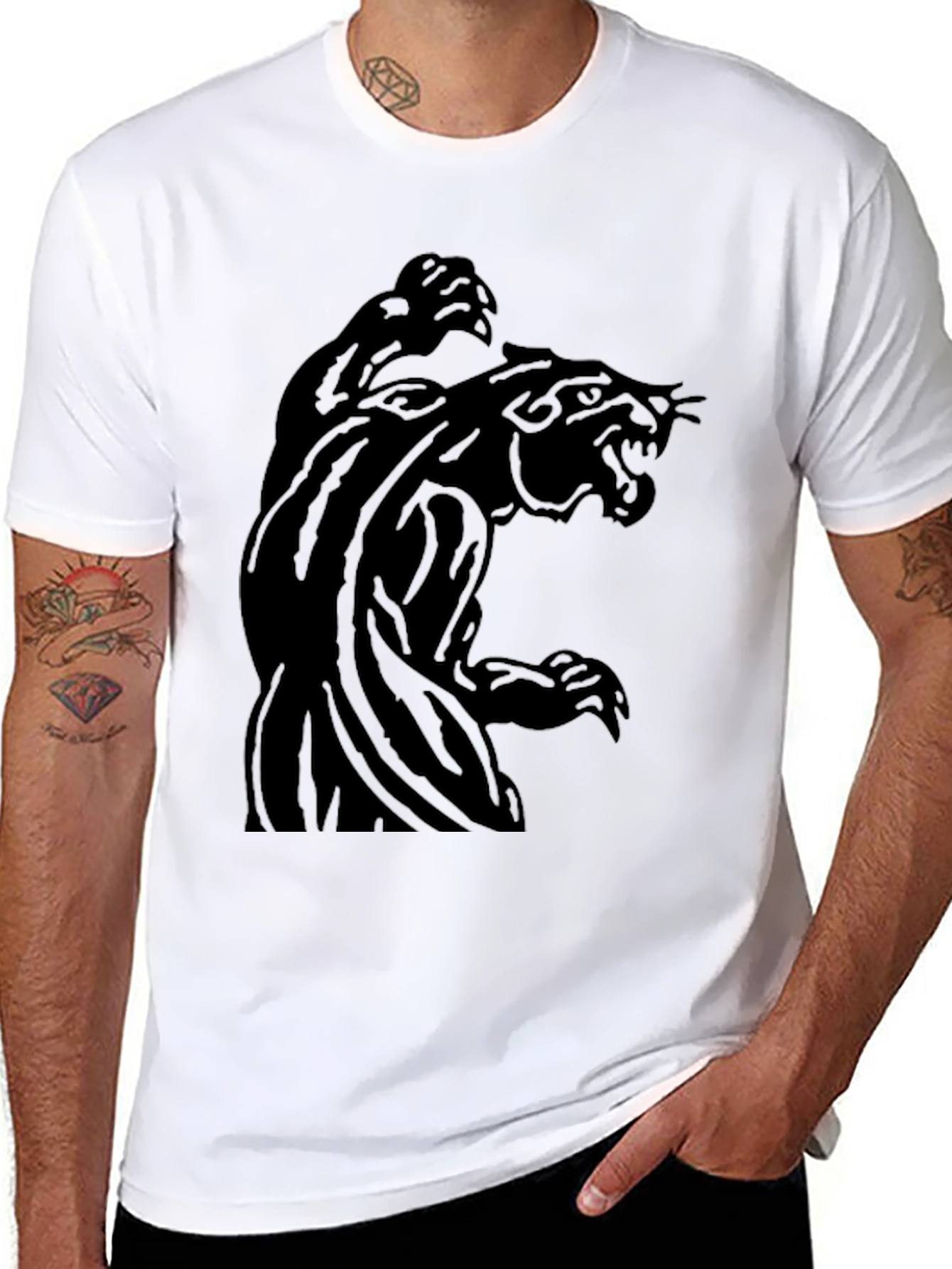 Black Panther Graphic T-Shirt - Mens Fashion
