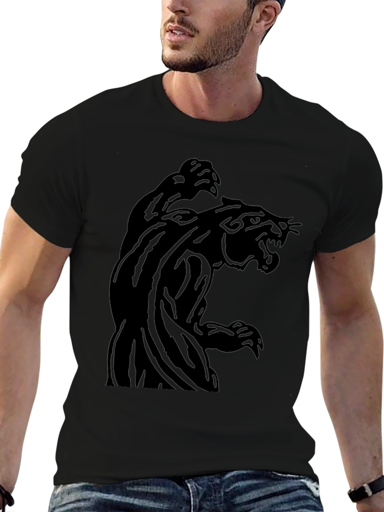 Black Panther Graphic T-Shirt - Mens Fashion