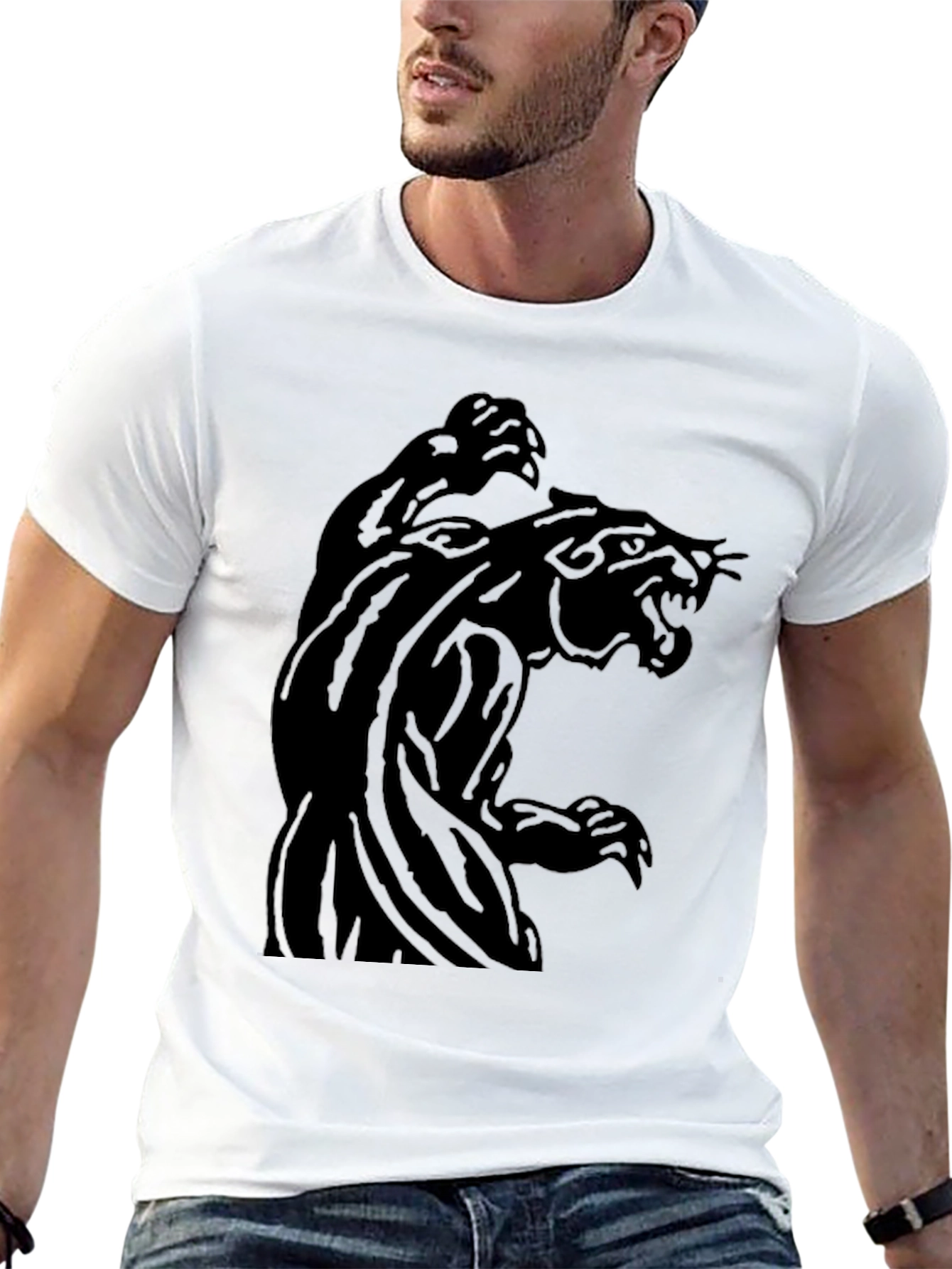 Black Panther Graphic T-Shirt - Mens Fashion