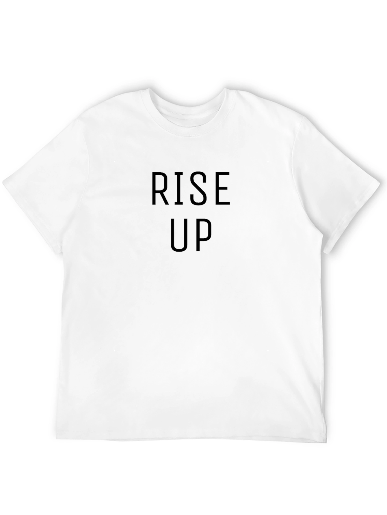 Rise Up Black T-Shirt - Motivational Tee