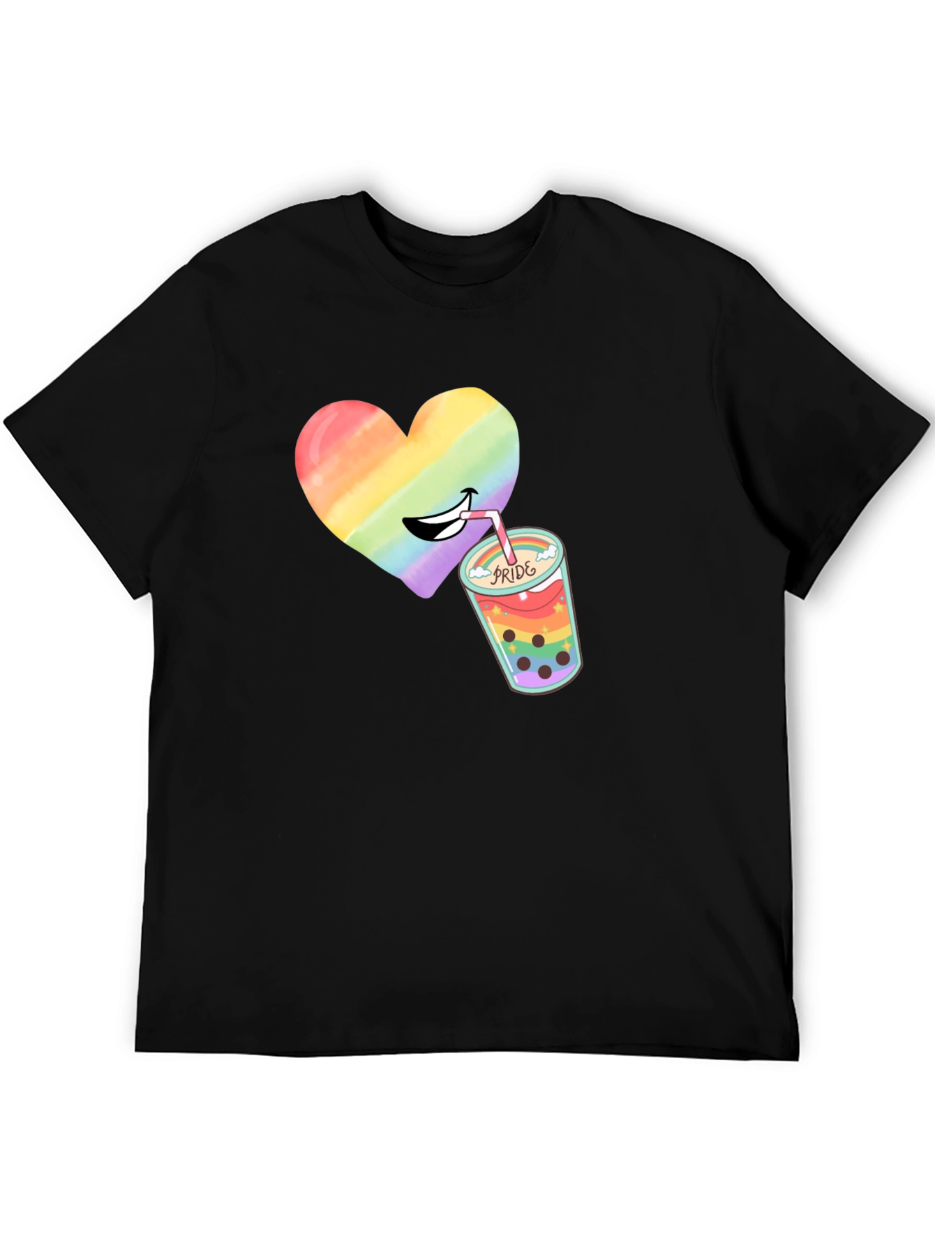 Pride Heart Bubble Tea T-Shirt