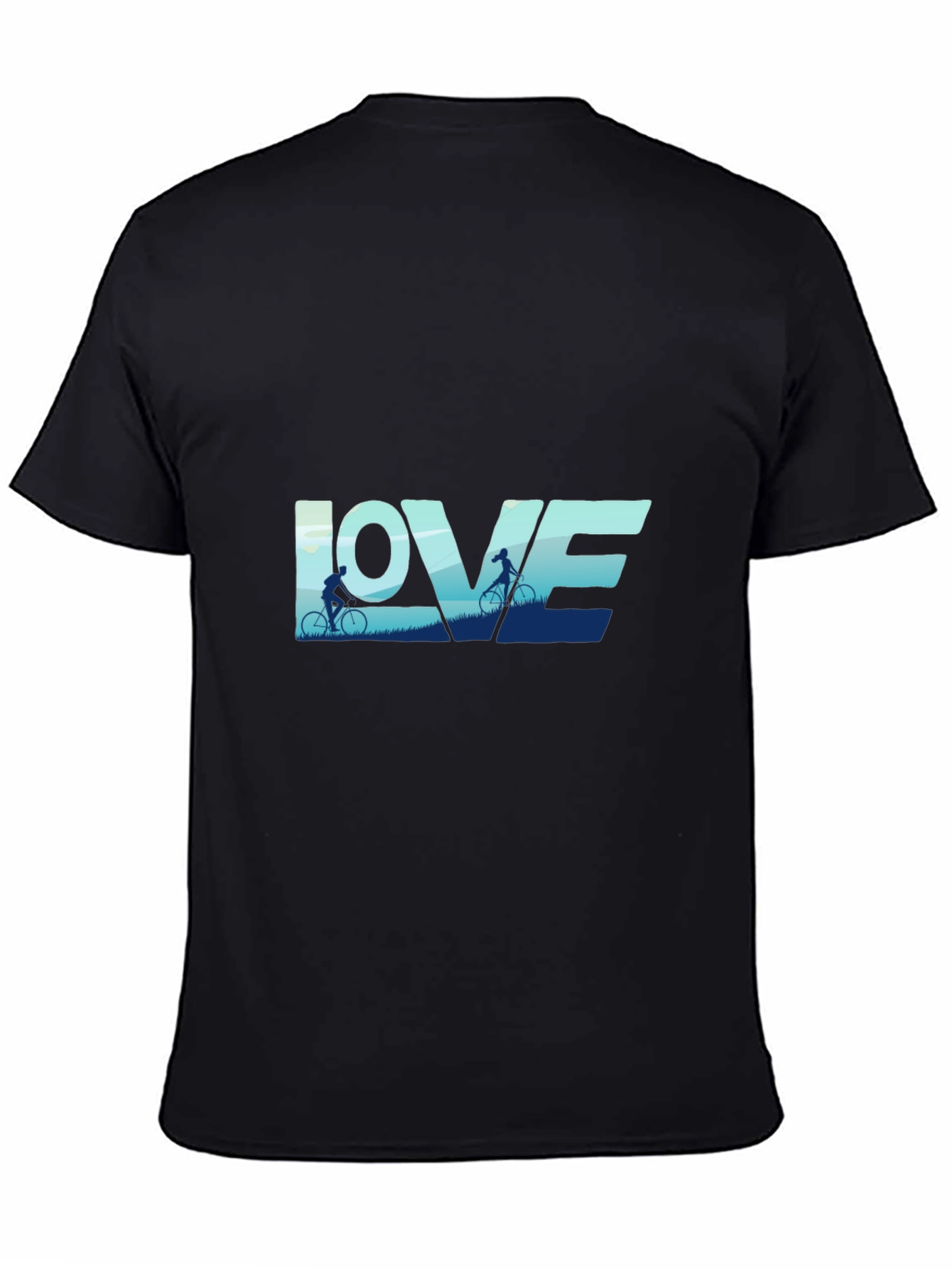 Love Cycling Graphic Tee - Black