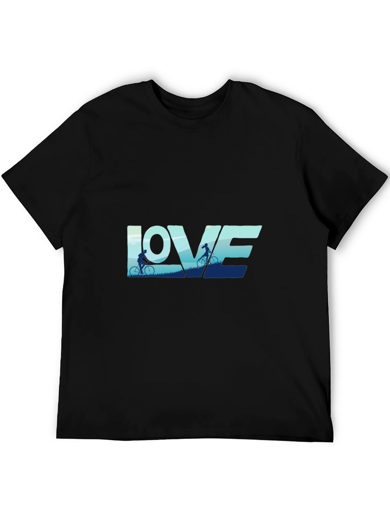 Love Cycling Graphic Tee - Black