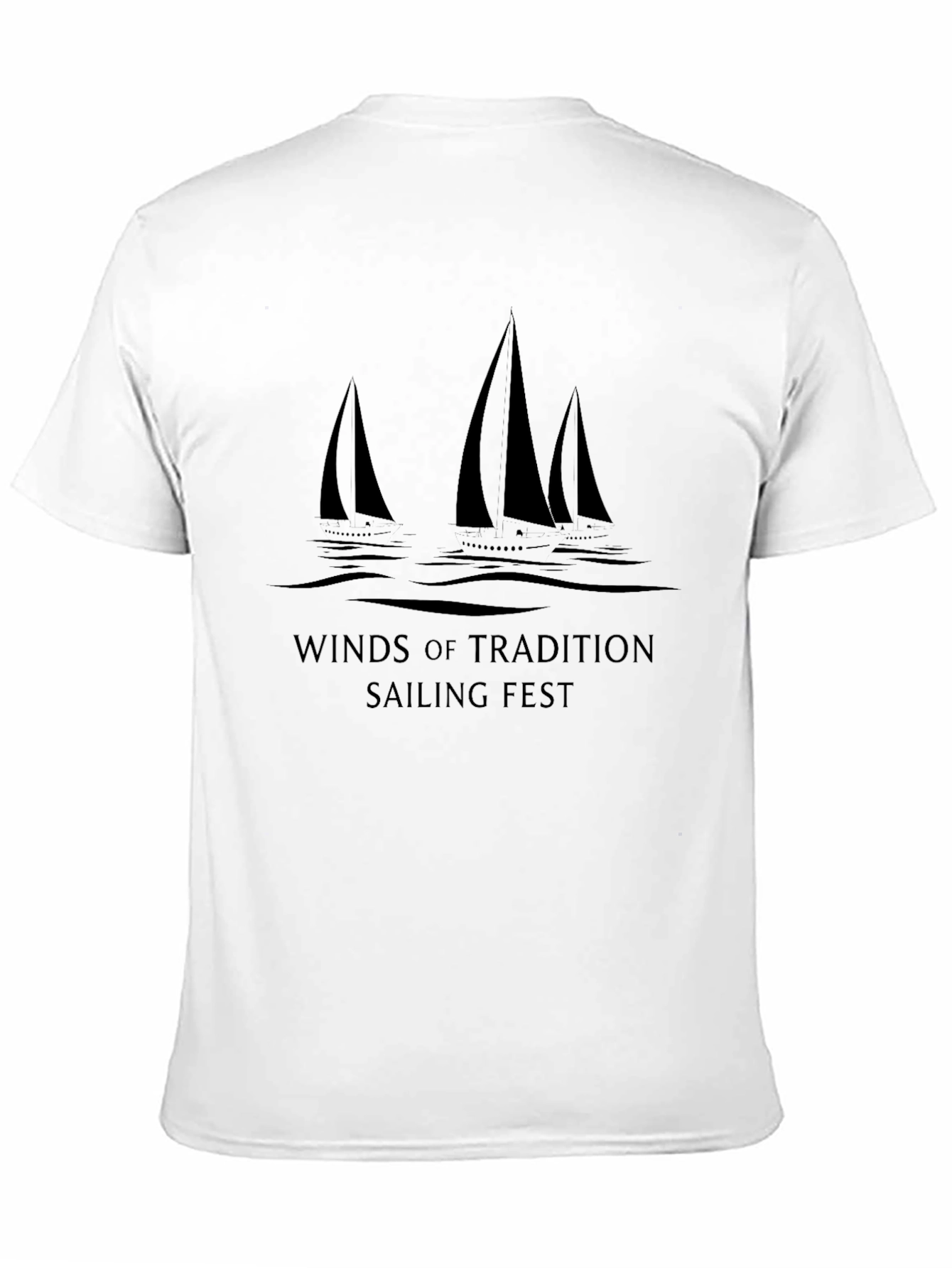 Winds of Tradition Sailing Fest Black T-Shirt