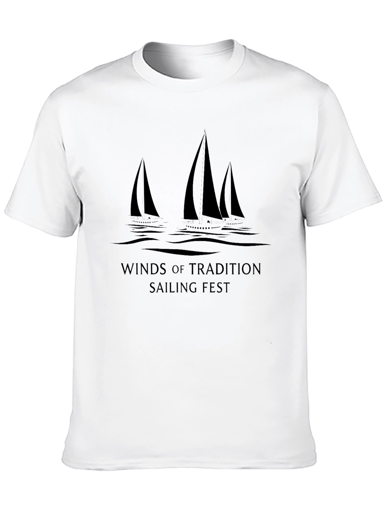 Winds of Tradition Sailing Fest Black T-Shirt