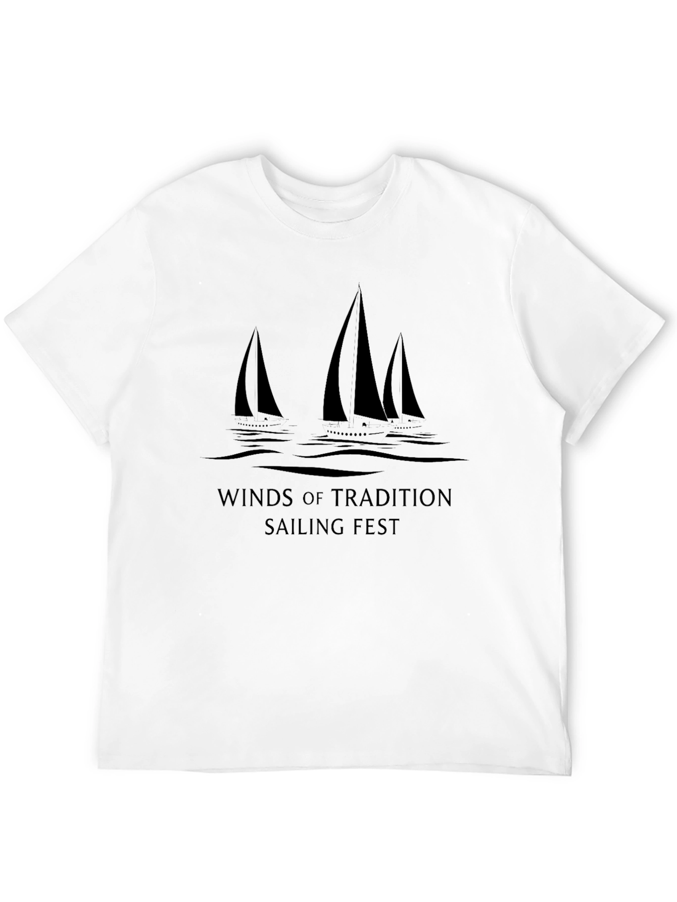 Winds of Tradition Sailing Fest Black T-Shirt