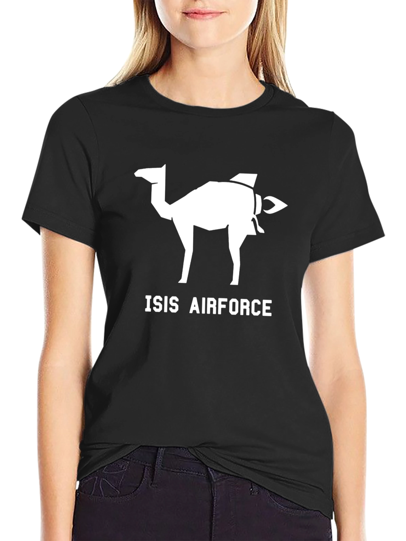 ISIS Airforce Camel Jet Funny T-Shirt