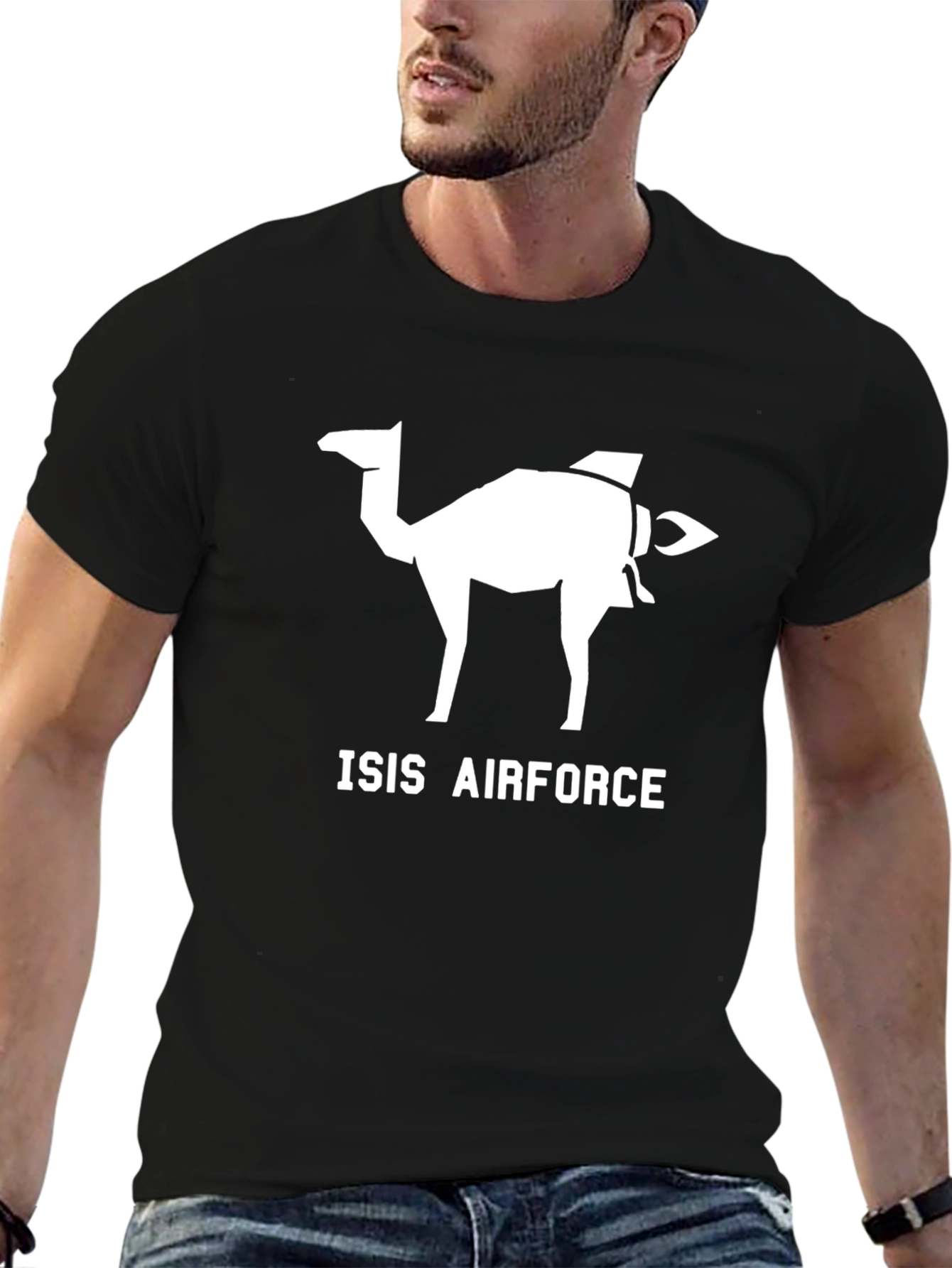 ISIS Airforce Camel Jet Funny T-Shirt