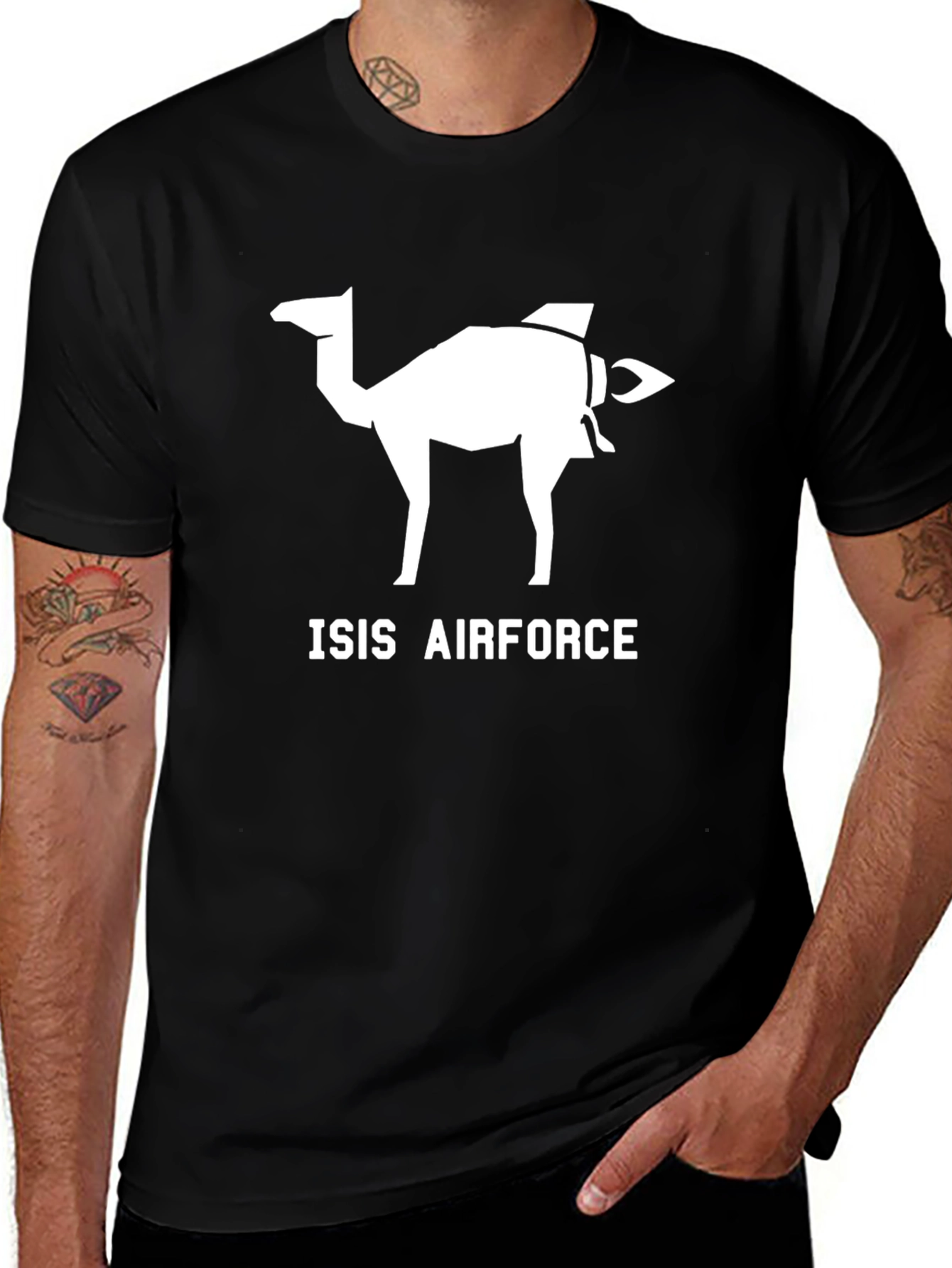 ISIS Airforce Camel Jet Funny T-Shirt