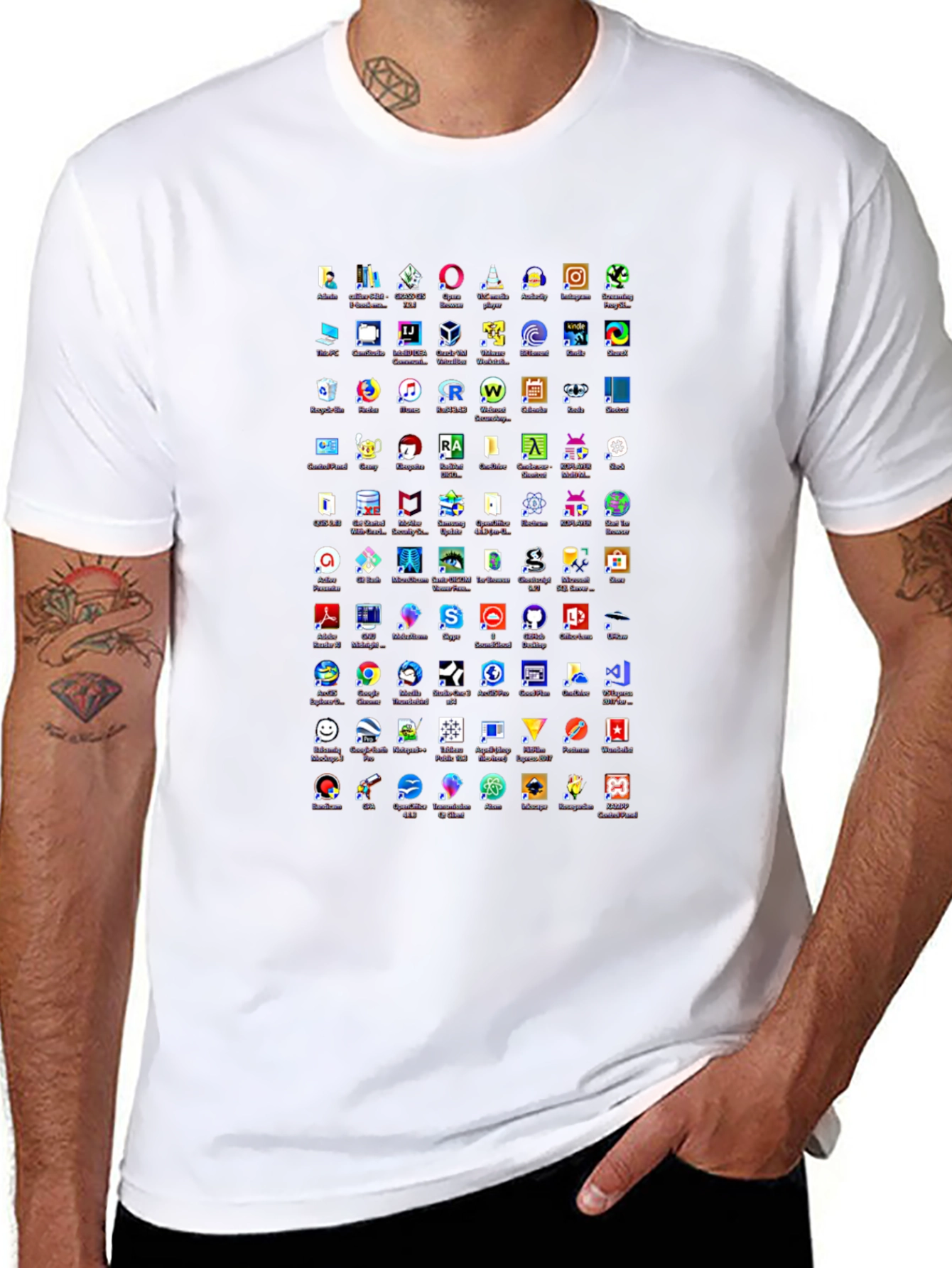 Tech Icon T-Shirt - Geek Chic