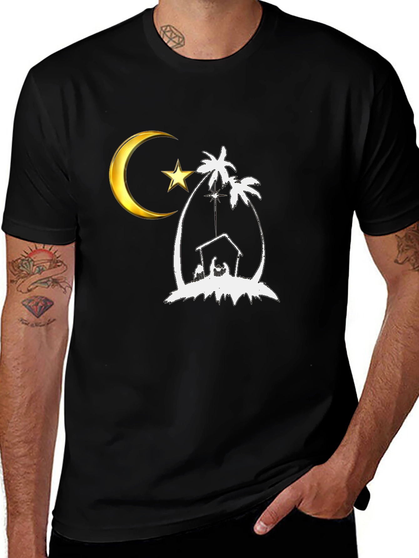 Peaceful Nativity Scene T-Shirt