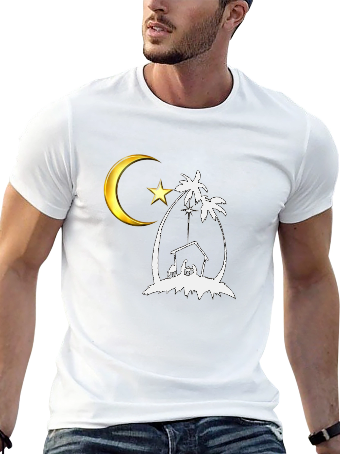 Peaceful Nativity Scene T-Shirt
