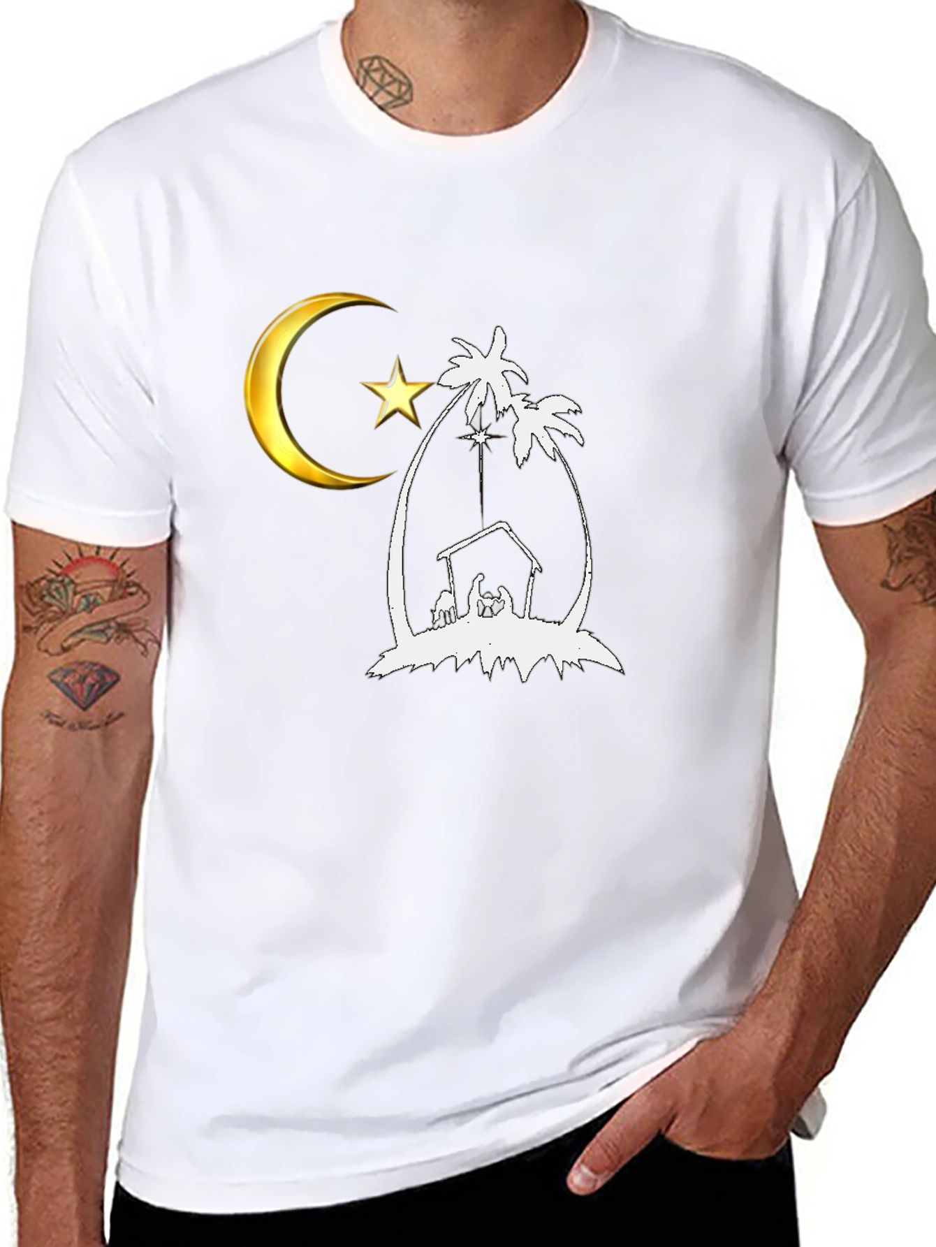 Peaceful Nativity Scene T-Shirt