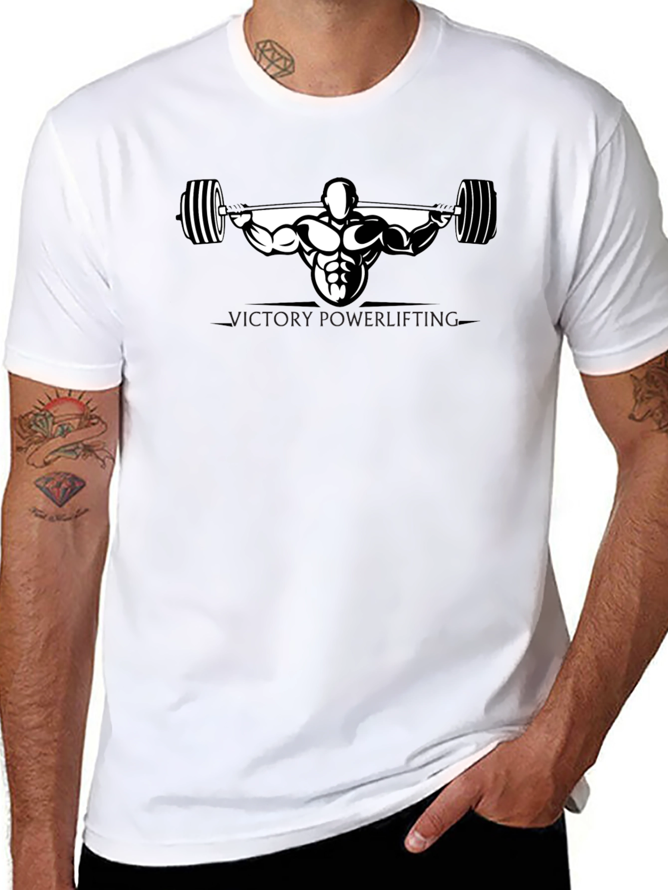 Victory Powerlifting T-Shirt - Black