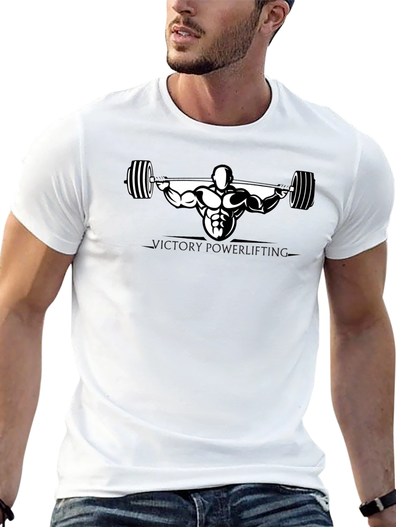 Victory Powerlifting T-Shirt - Black