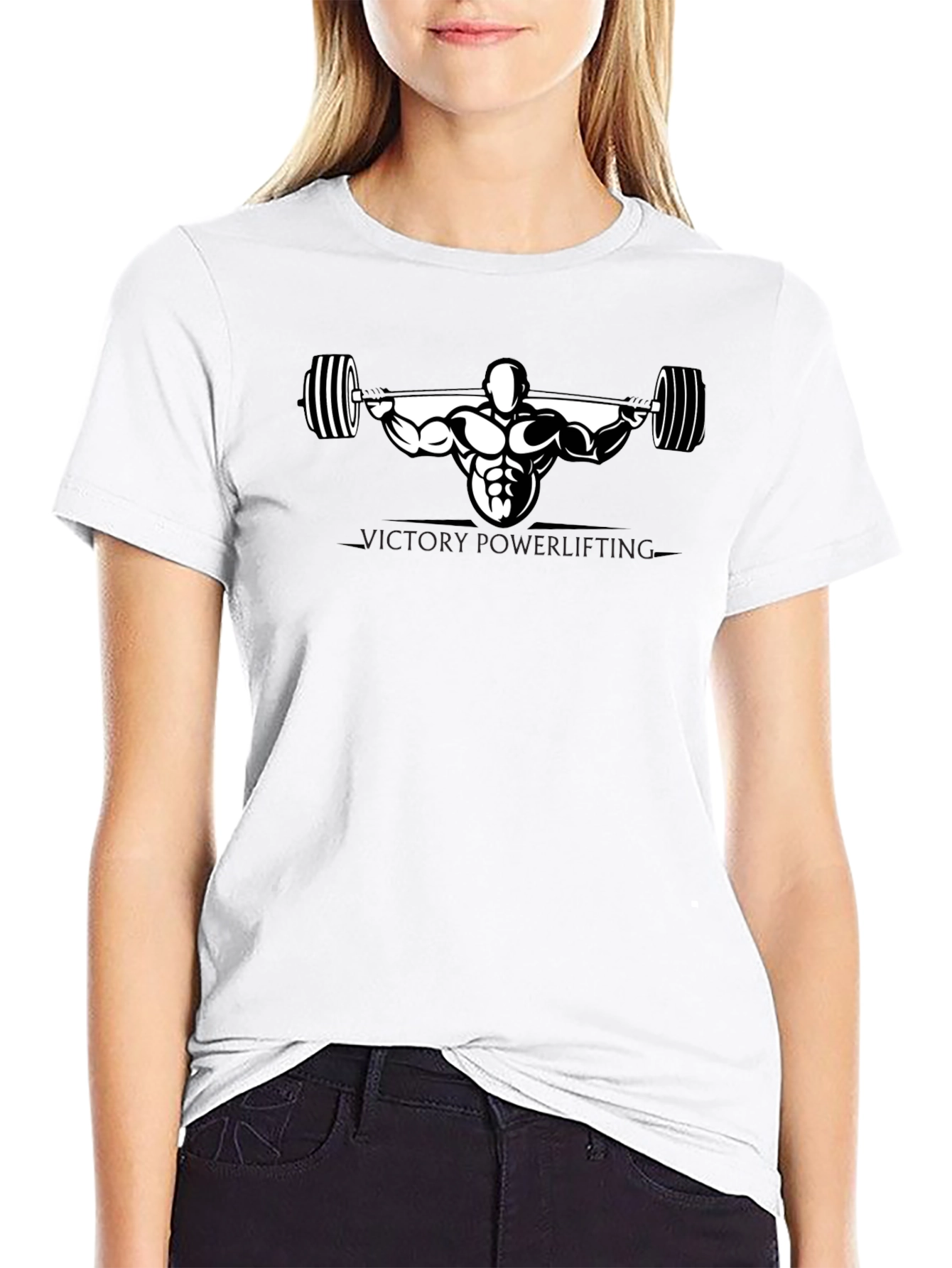 Victory Powerlifting T-Shirt - Black