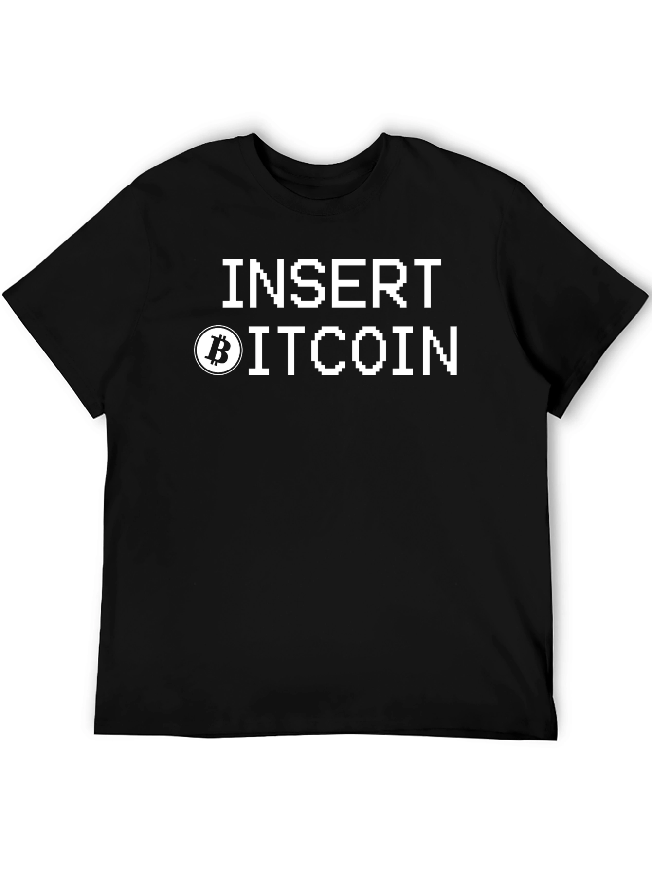 Insert Bitcoin Black T-Shirt