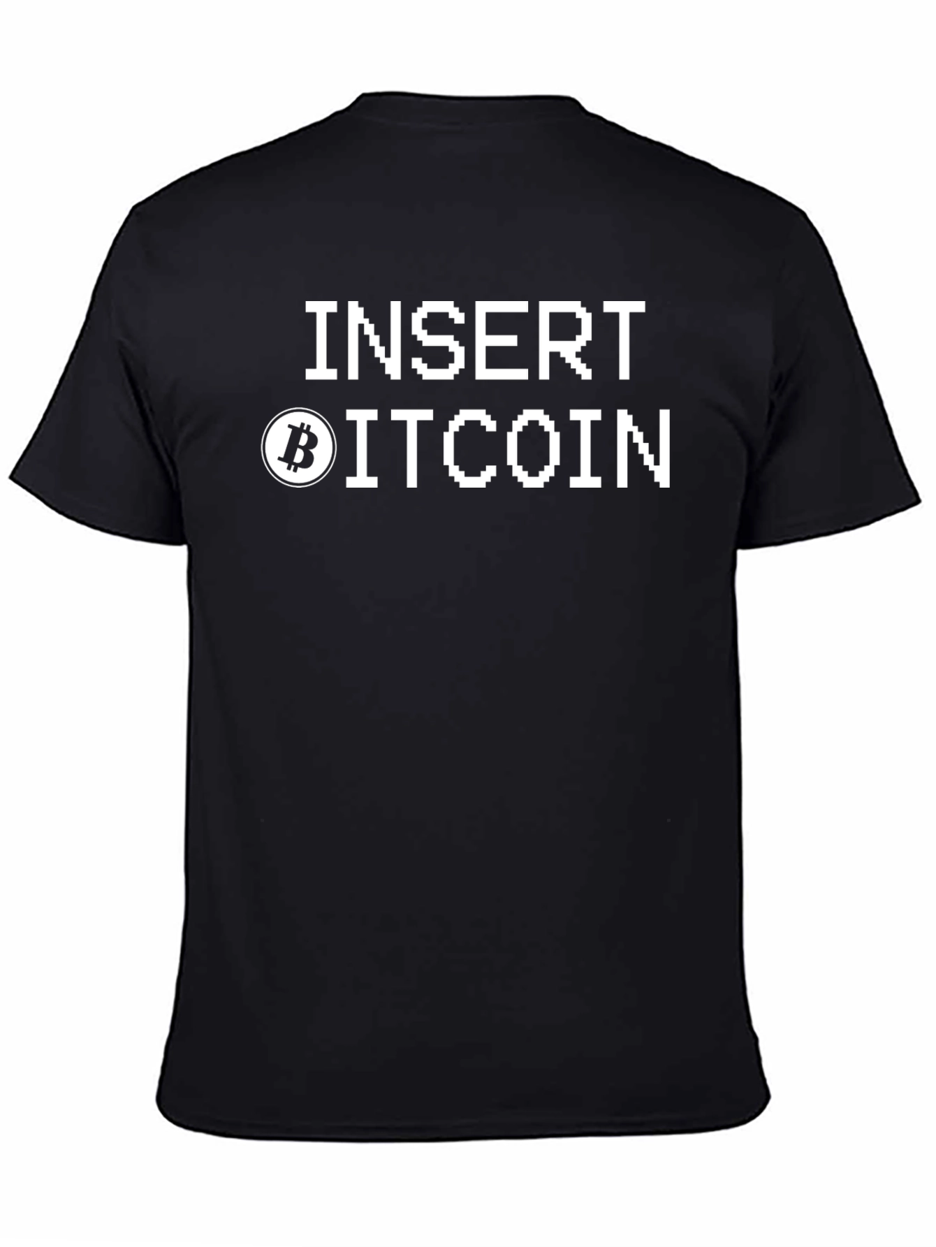 Insert Bitcoin Black T-Shirt
