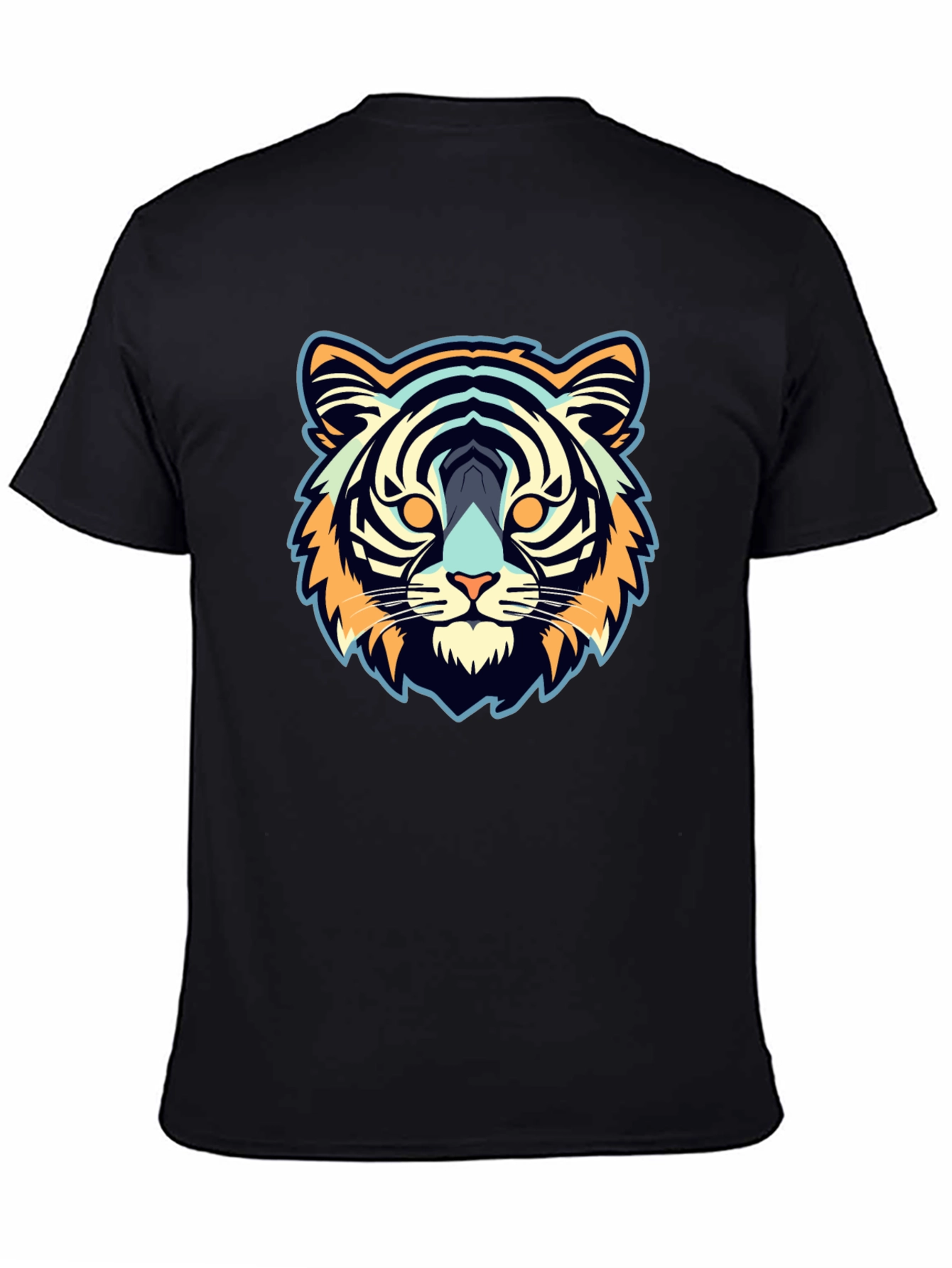 Cool Tiger Graphic Black Tee