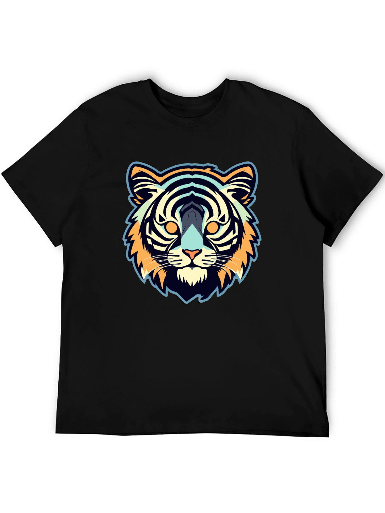 Cool Tiger Graphic Black Tee