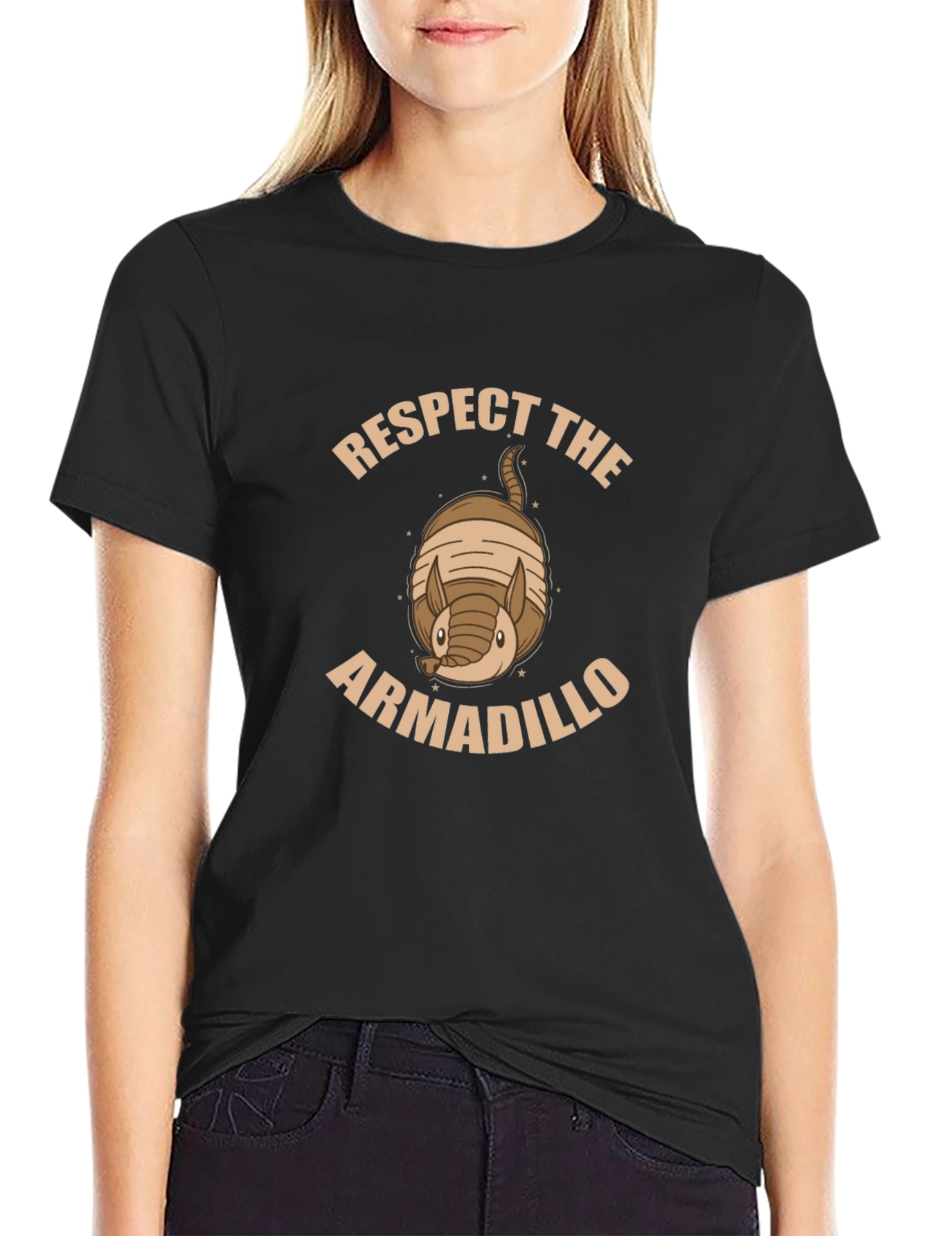 Respect The Armadillo Graphic T-Shirt