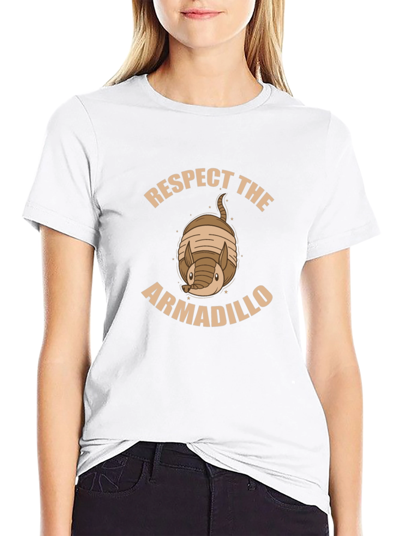 Respect The Armadillo Graphic T-Shirt