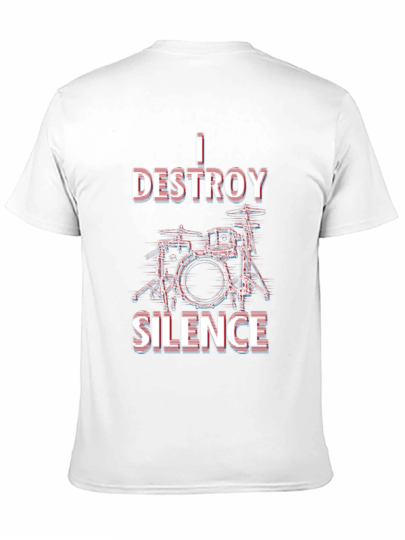 I Destroy Silence Drummer T-Shirt