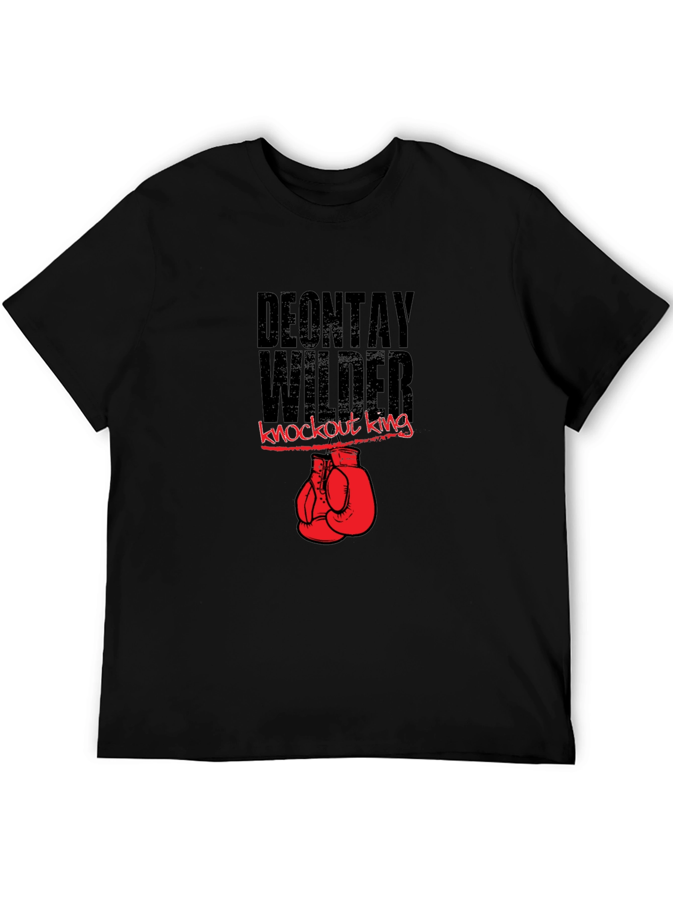 Deontay Wilder Knockout King Graphic T-Shirt