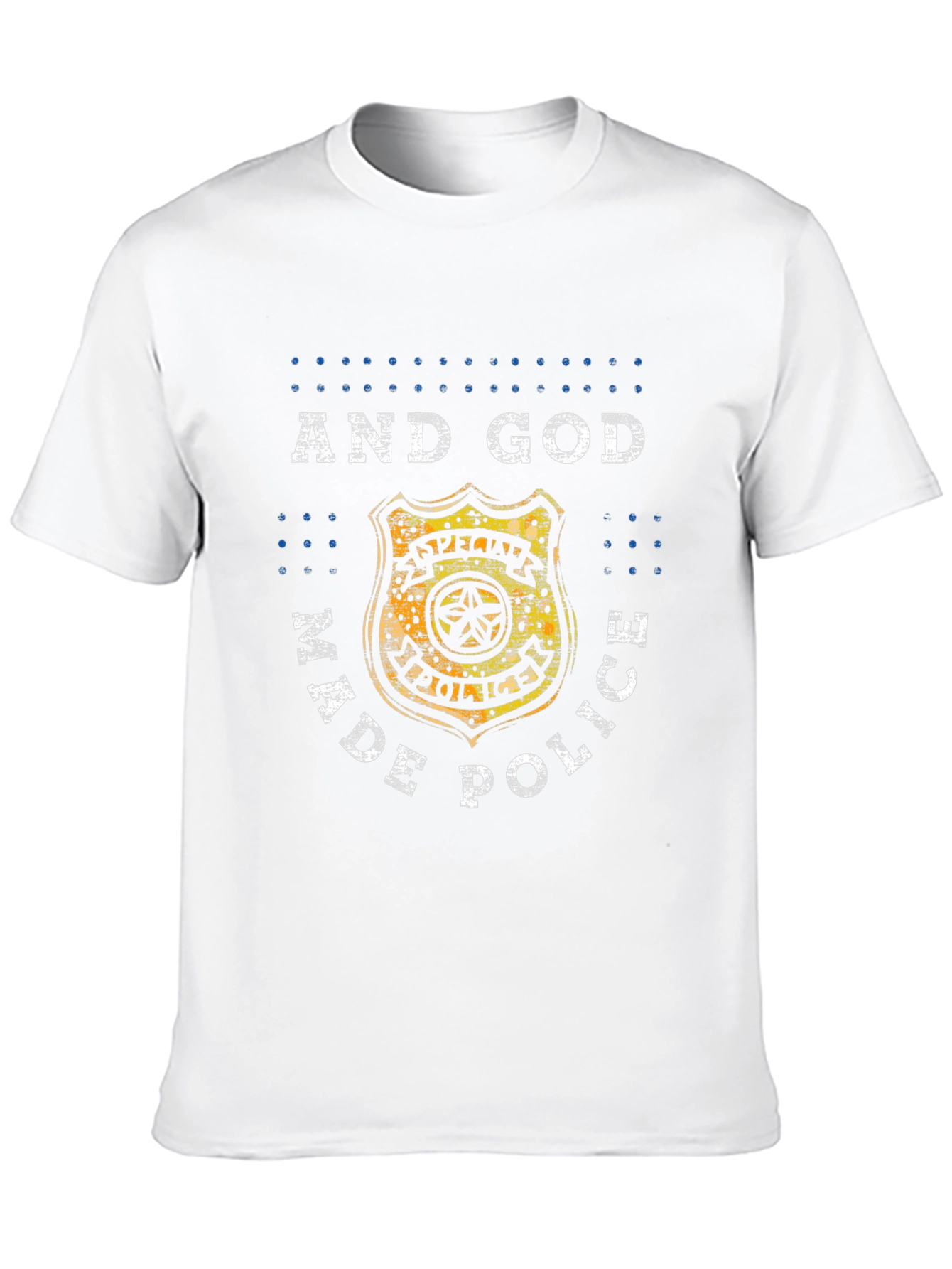 And God Made Police Graphic Tee