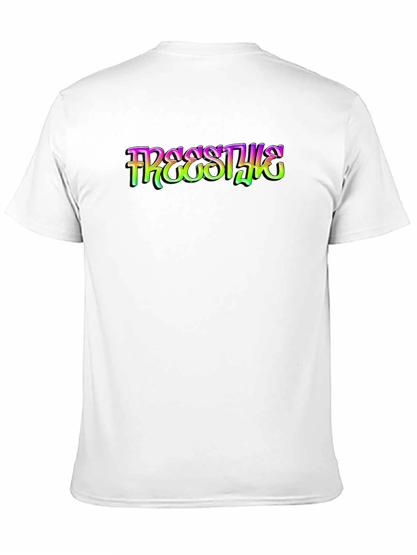 Freestyle Graphic Print Black T-Shirt