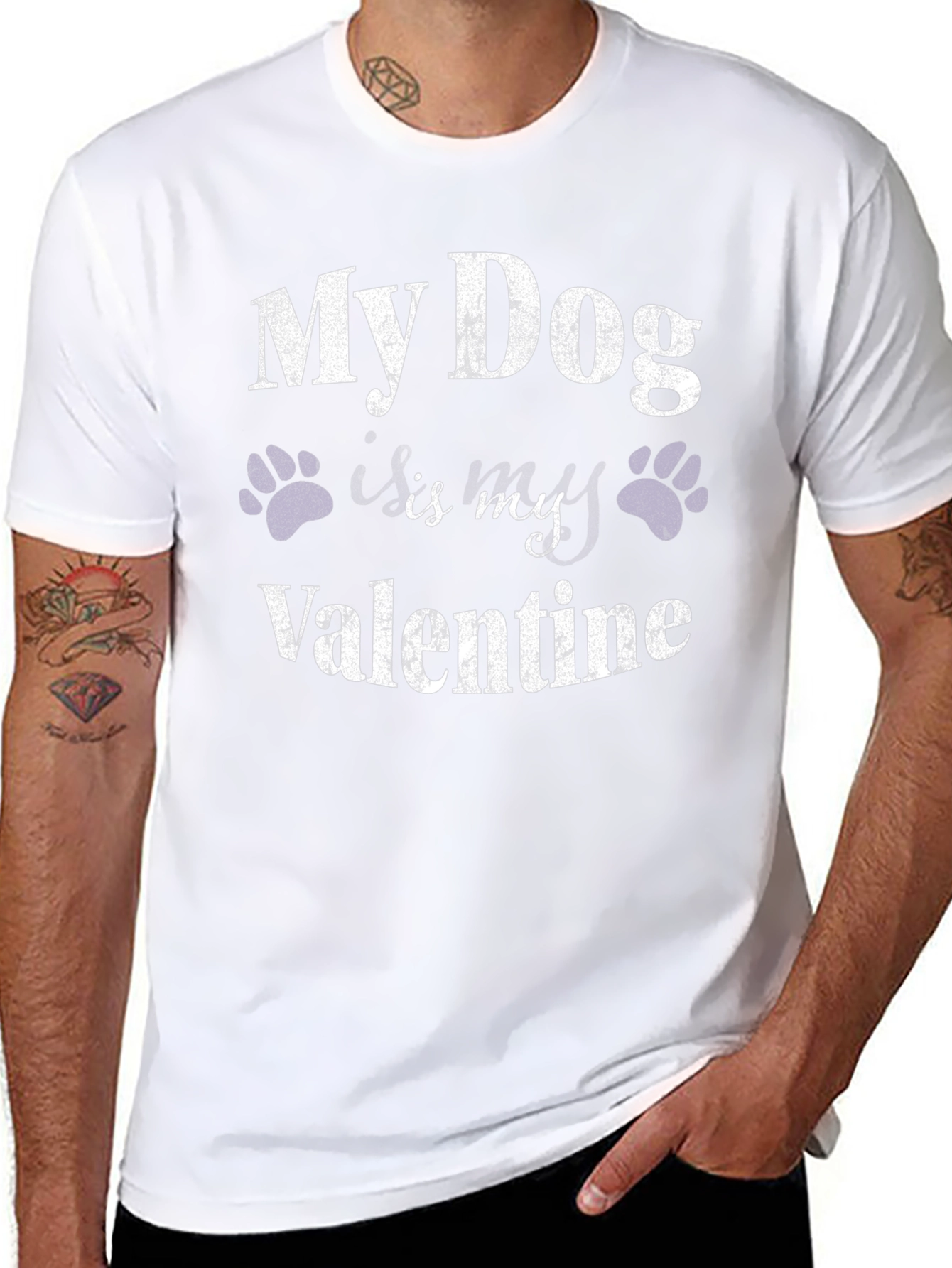 My Dog Is My Valentine T-Shirt