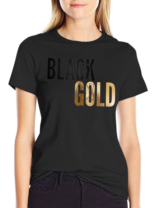 Black Gold Graphic T-Shirt