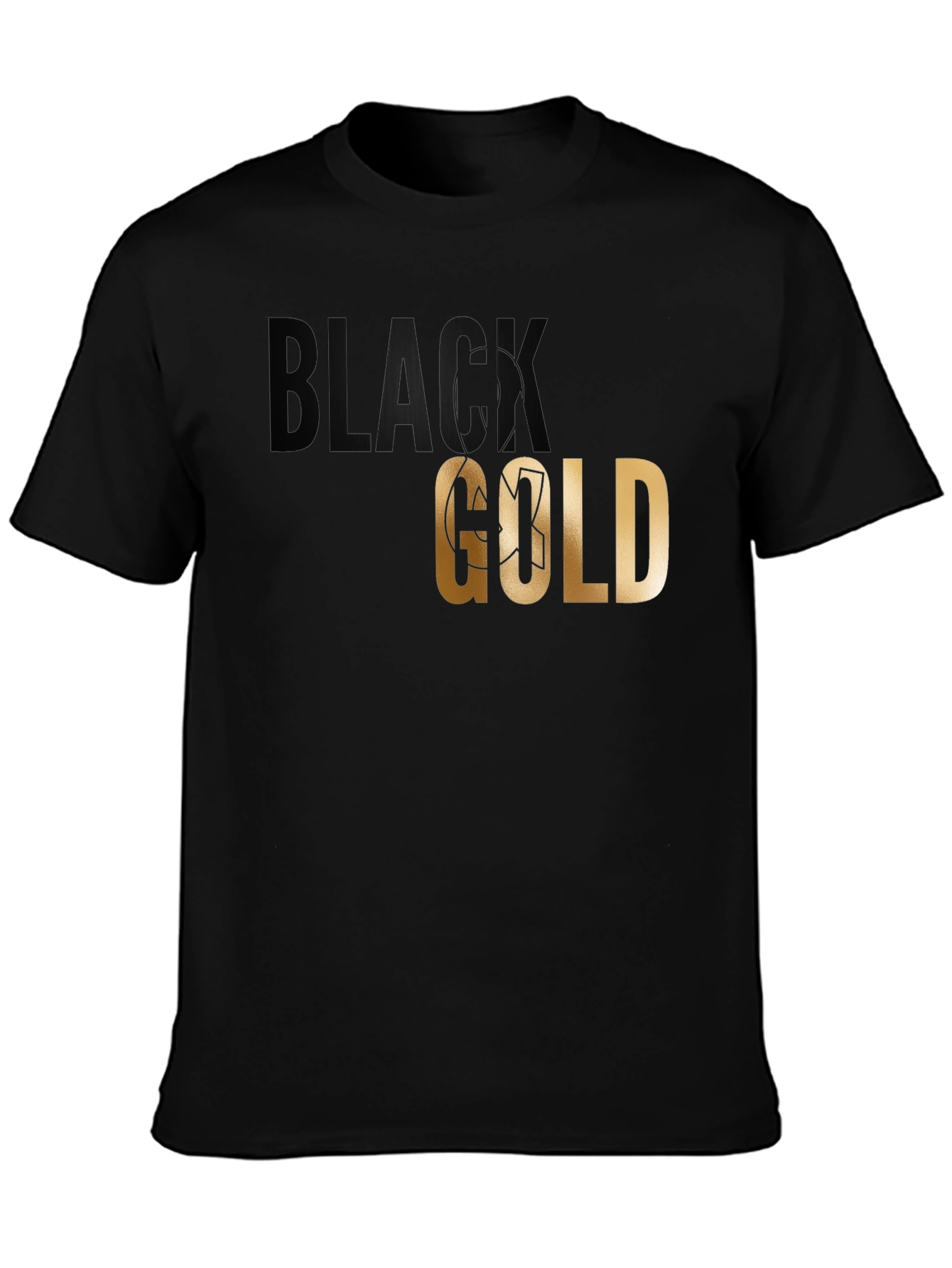 Black Gold Graphic T-Shirt