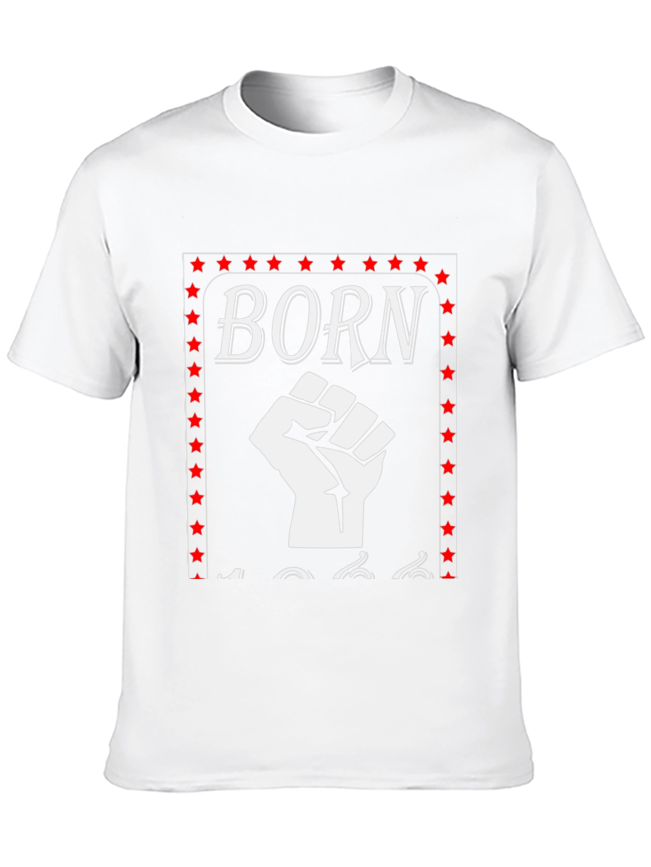 Born Raised Fist Graphic Tee - Black