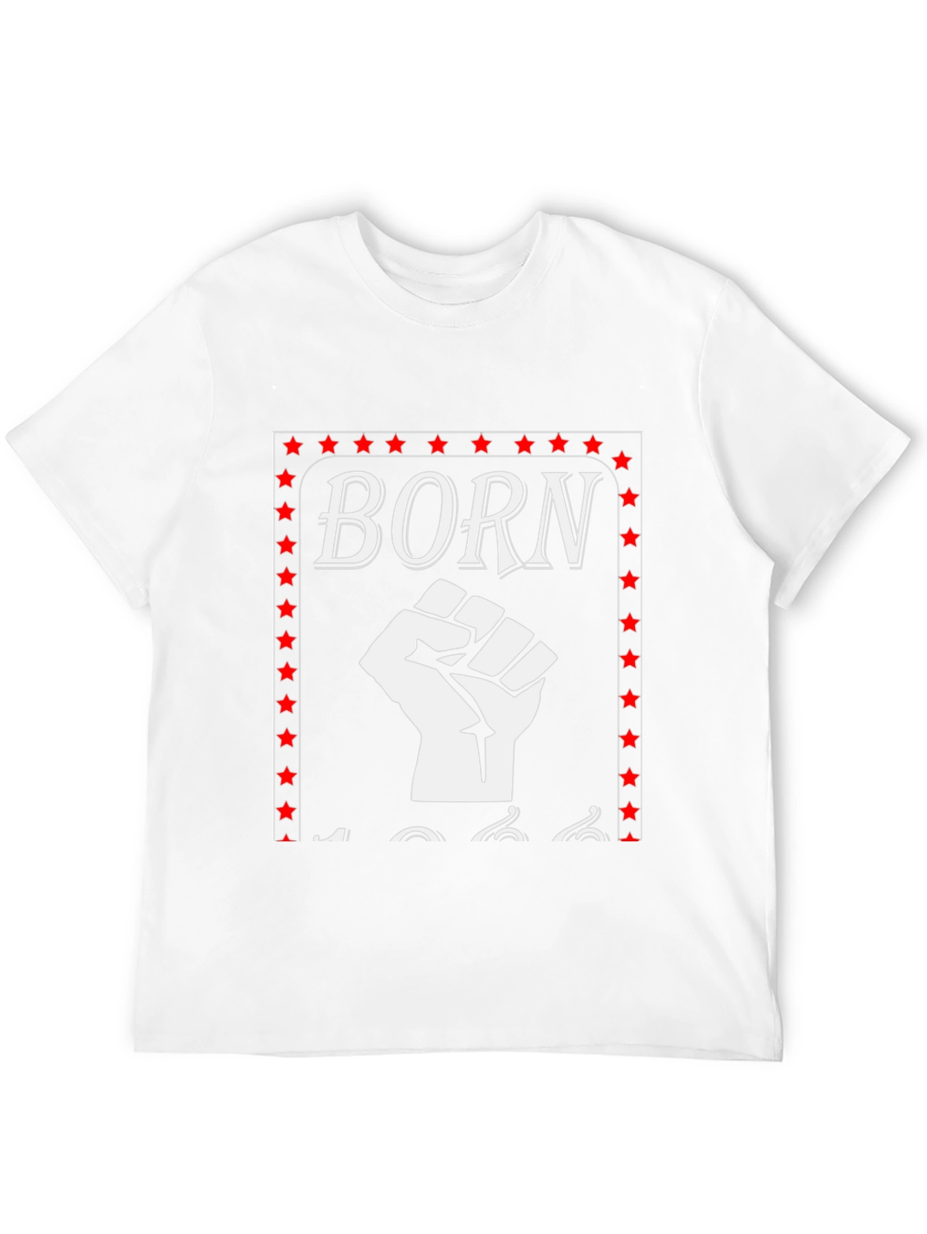Born Raised Fist Graphic Tee - Black
