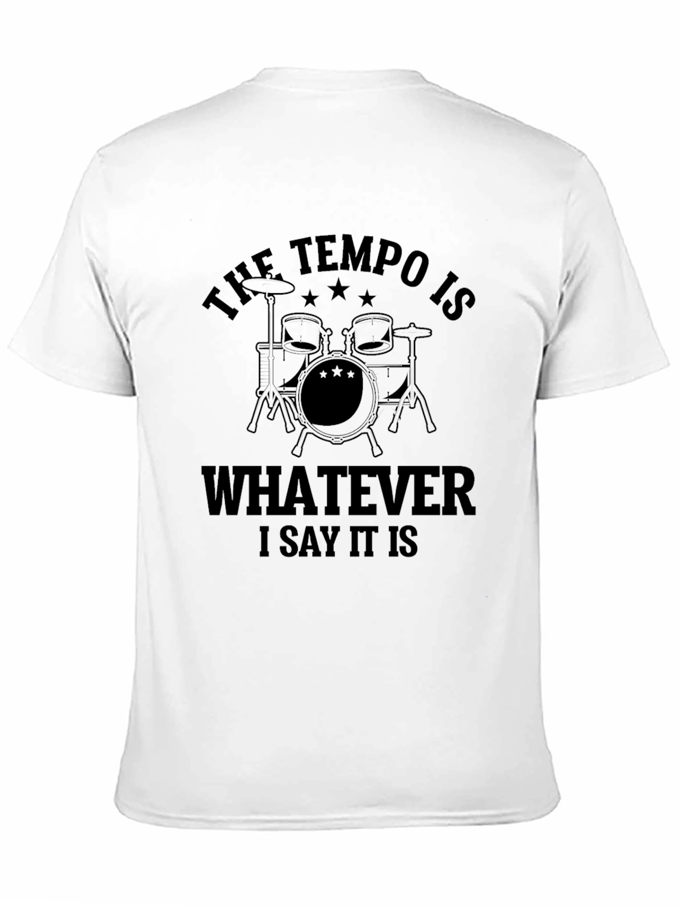 Drummers Tempo T-Shirt - Music Lover Tee
