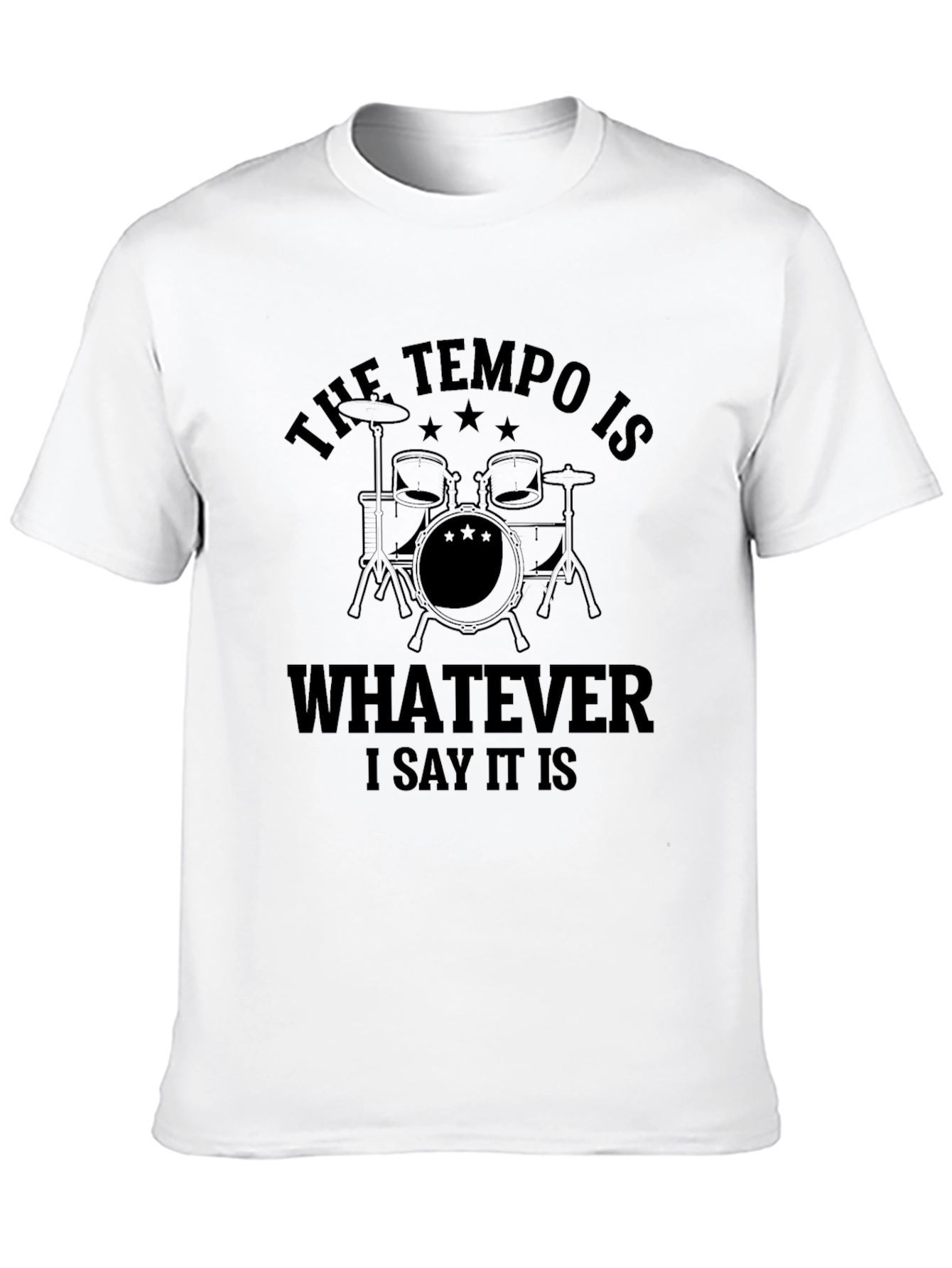 Drummers Tempo T-Shirt - Music Lover Tee