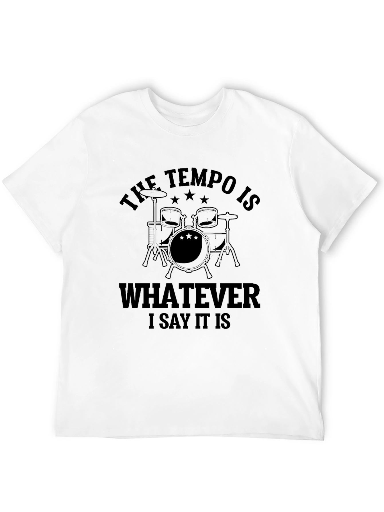 Drummers Tempo T-Shirt - Music Lover Tee