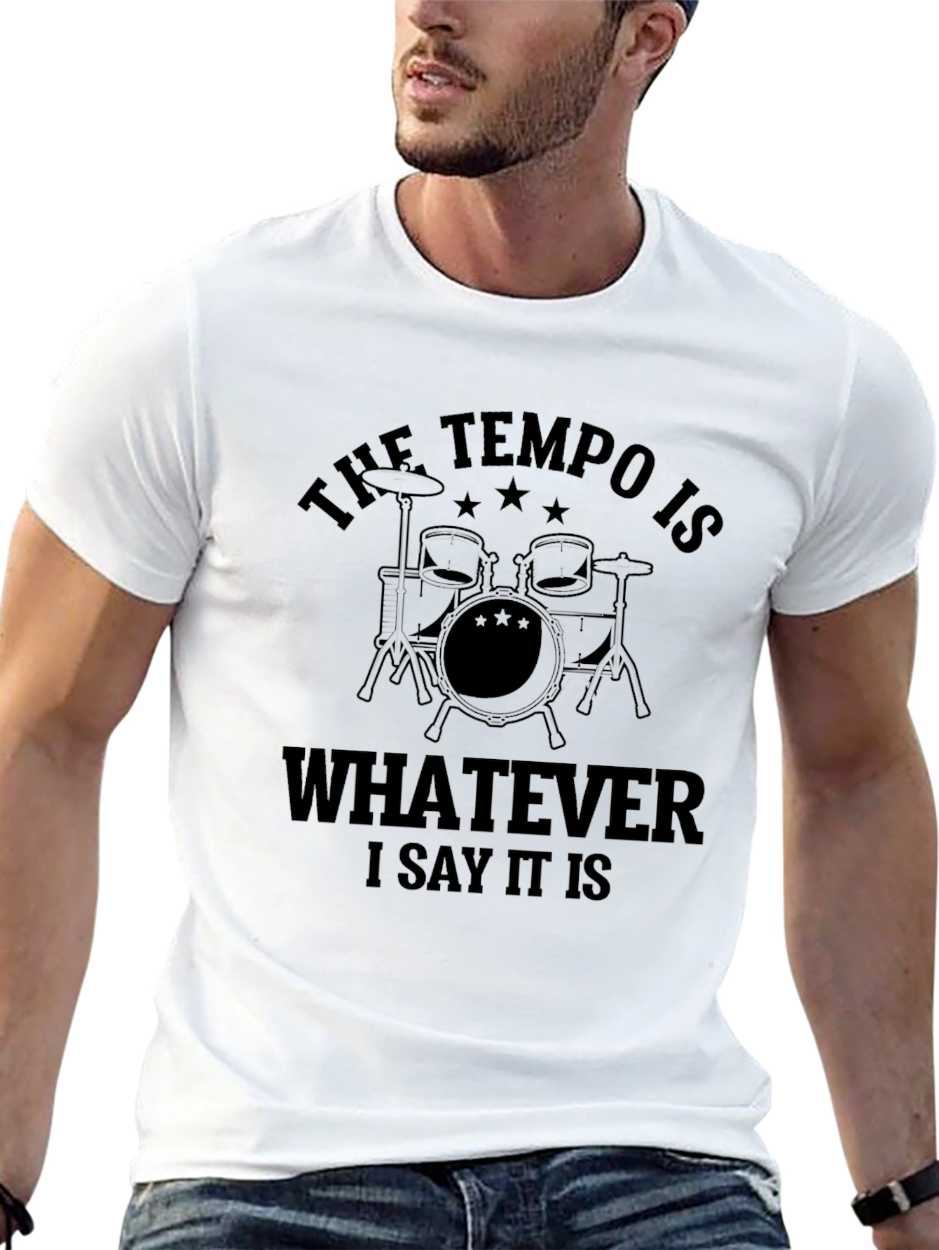 Drummers Tempo T-Shirt - Music Lover Tee
