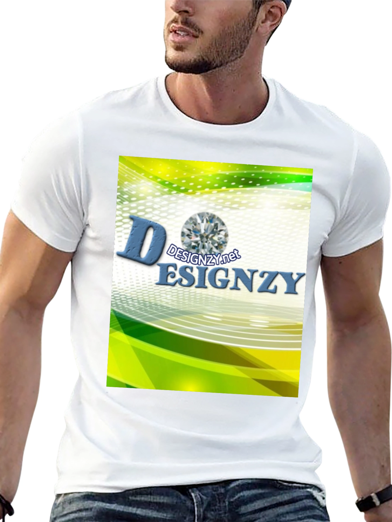 Designzy Graphic T-Shirt - Modern Abstract Tee