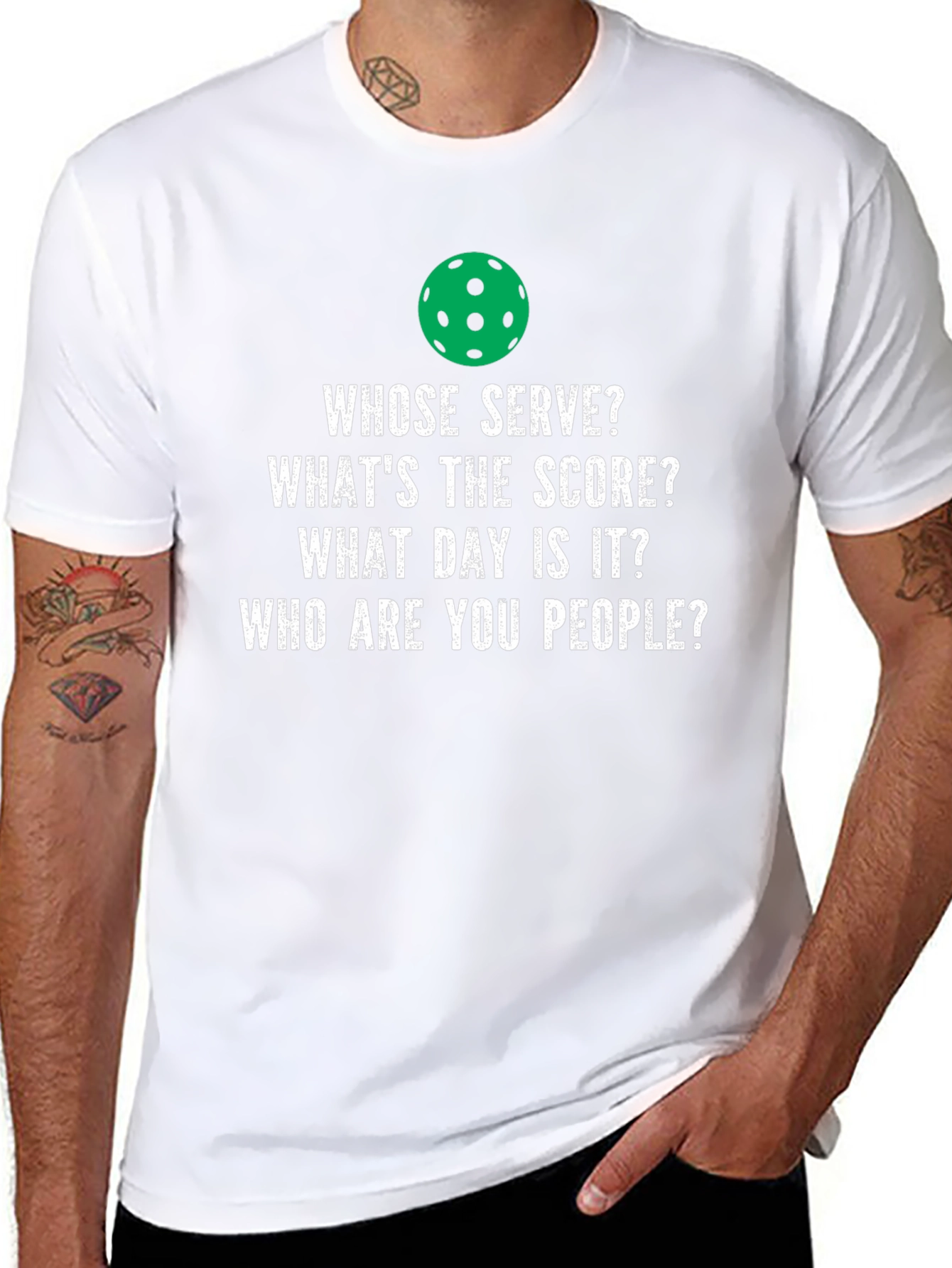 Pickleball T-Shirt - Funny Question Design